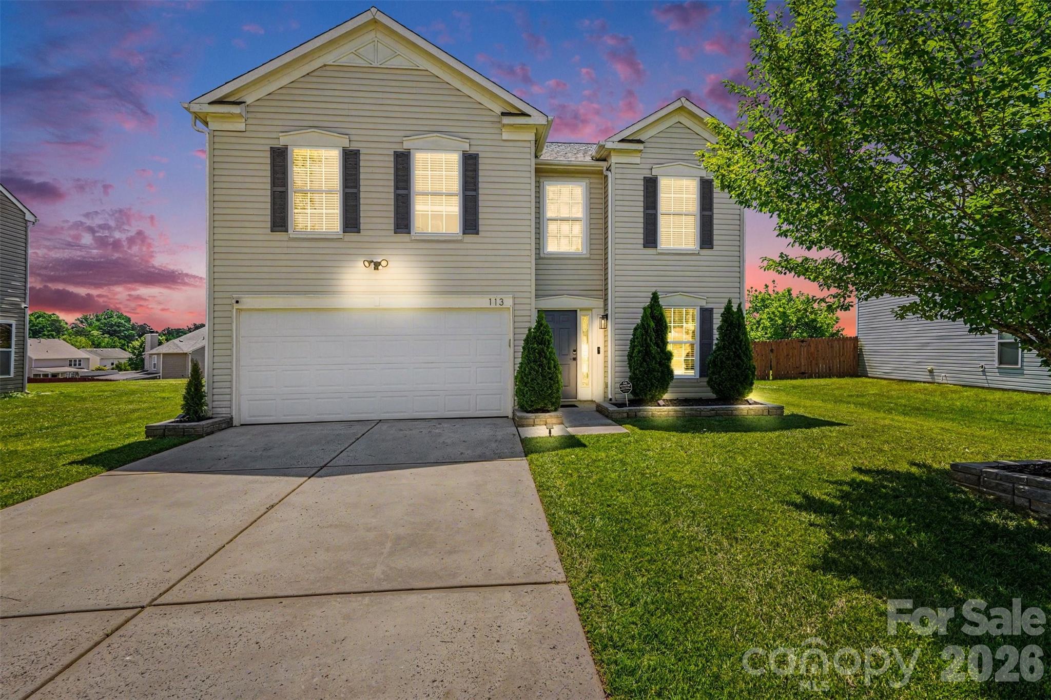 Welcome to this stunning, fully renovated 2-story home in the sought-after Kendrick Farm community, where comfort, style, and location come together seamlessly. Offering 3 spacious bedrooms, a large loft, 2.5 bathrooms, and 2,426 square feet, this turnkey residence is designed for modern living.Step inside to a bright and airy open-concept layout filled with natural light and thoughtfully updated finishes throughout. The main living areas flow effortlessly, creating an inviting space ideal for both everyday living and entertaining. At the heart of the home, the beautifully updated kitchen features elegant quartz countertops, sleek gray cabinetry, and newer matching Samsung stainless-steel appliances. Designed with both style and functionality in mind, it opens seamlessly to the living and dining areas, enhancing the home's open-concept design.Upstairs, the oversized loft offers exceptional flexibility—ideal for a home office, media room, playroom, or additional lounge space. The huge primary suite serves as a private retreat, complete with abundant natural light, a well-appointed en-suite bathroom, and a large walk-in closet. Secondary bedrooms are generously sized and thoughtfully designed for comfort.Step outside to your private backyard oasis featuring a stunning stone patio designed for both relaxation and entertaining. The built-in fire pit creates the perfect setting for cozy evenings, while the spacious layout offers ample seating and gathering space. The fenced backyard provides added privacy, making it ideal for peaceful mornings, weekend barbecues, or hosting friends and family.Residents of Kendrick Farms enjoy access to desirable community amenities, including a pool, clubhouse, and playground. Ideally located just minutes from the U.S. National Whitewater Center, outdoor adventure is always within reach. Enjoy the charm of historic downtown Mount Holly with its local shops, dining, and proximity to the scenic Catawba River. With quick access to I-85 and I-485, commuting to Charlotte Douglas International Airport and Uptown Charlotte is both easy and convenient.This home offers the perfect blend of modern updates, functional design, and an exceptional location! Schedule your private showing today!