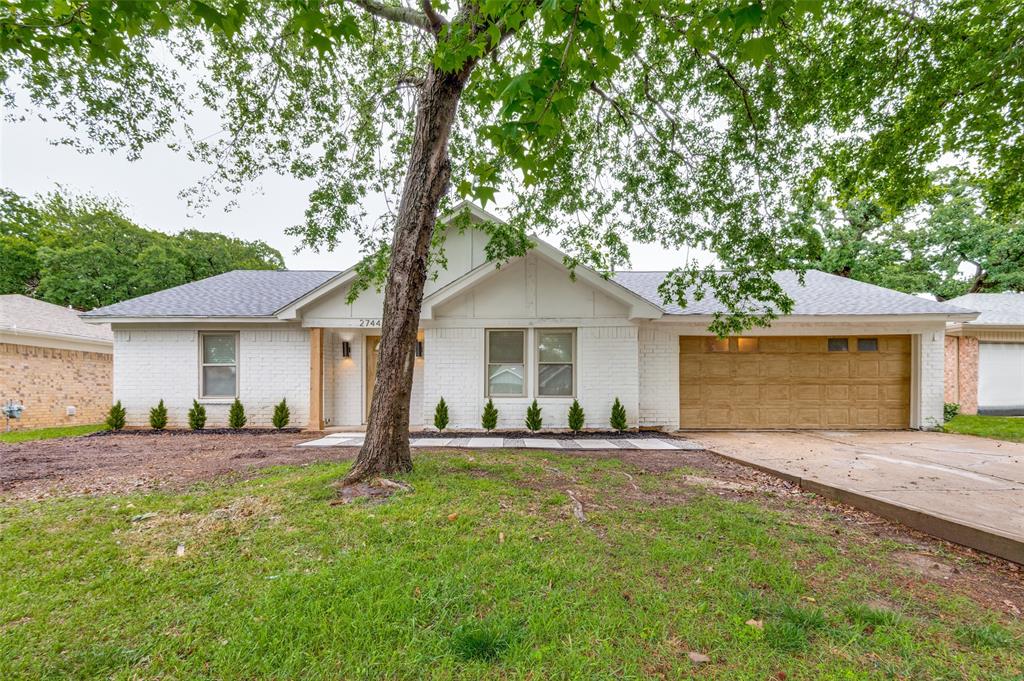 Fully renovated modern home in the heart of Bedford featuring luxury plank flooring, an open-concept layout, and a spacious entertaining area with a custom coffee-wine bar. The designer kitchen includes high-end KitchenAid appliances and an under-counter ice maker. The primary suite offers a spa-inspired bath with a dual shower. New roof and premium finishes throughout. Located in highly rated HEB ISD and just 5 minutes from DFW Airport with easy access to shopping, dining, and major highways. Will be available for showings by late April.