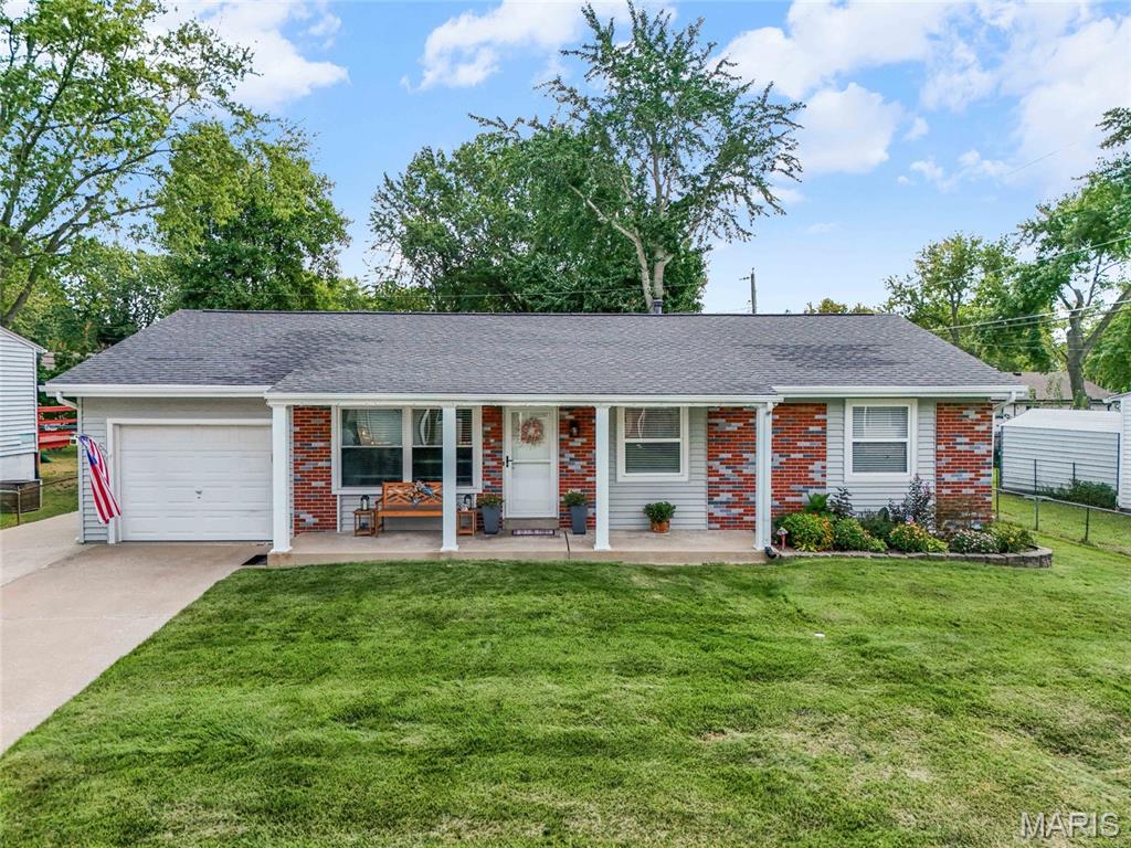 Welcome to 22 Saint Mark Dr! This beautifully remodeled 3-bedroom, 2.5-bath home offers 2,160 sq ft of total living space and is truly move-in ready. The main level features a fresh, updated interior with new finishes, gorgeous hardwood floors, new doors and a stylish electric fireplace that creates a warm focal point in the living space. The kitchen boast white soft closed cabinets, granite countertops, stainless steel appliances, and a full pantry. The finished lower level adds exceptional versatility with a large recreation room, sleeping/multi-purpose room, and a full bathroom—perfect for guests, hobbies, a home office or additional living space. The oversized garage provides excellent parking and storage, while the outdoor space offers room to relax and entertain. Additional improvements include updated PVC sewer lines, newer doors, remolded bathrooms, and new carpet. A complete remodel combined with important infrastructure updates makes this Saint Peters home one you won't want to miss!