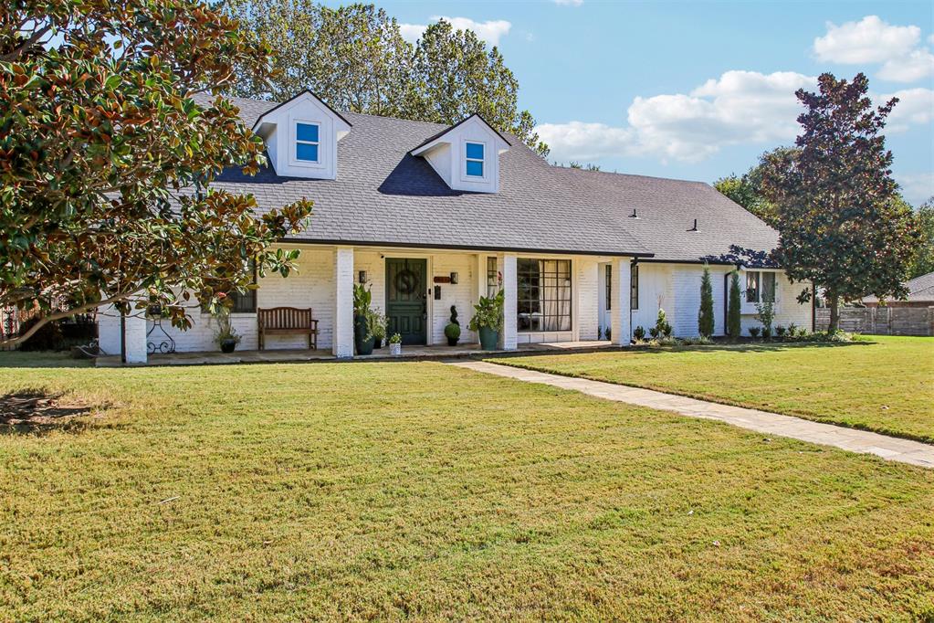 Welcome to this beautiful four-bedroom, three-bathroom home in the desirable Kingswood Addition! Situated on a spacious corner lot, this home offers plenty of room both inside and out, along with thoughtful updates that make it move-in ready. The roof was replaced in 2023, and the property features a new fence, gutters, and pergola, all added in 2025. Enjoy piece of mind with storm shelter included. The new pergola creates the perfect outdoor space for relaxing, entertaining, or enjoying a quiet evening at home.Beyond the property itself, Kingswood offers an exceptional neighborhood lifestyle with nearly 20 acres of walking trails, a community pool with a lifeguard on duty, playground, tennis and basketball courts, and a clubhouse available for residents to rent for gatherings and special occasions. There is something for everyone to enjoy right outside your door.With its desirable corner-lot setting, recent exterior improvements, spacious floor plan, and fantastic neighborhood amenities, this home is a wonderful opportunity to make Kingswood your next home. Come see all this property and community have to offer!