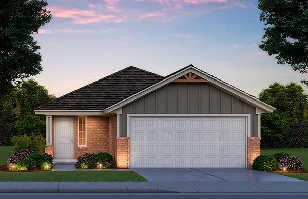 This wonderful home has an open layout that you will love! The living room, dining room and kitchen flow seamlessly into each other. The kitchen is loaded with custom cabinets, quartz tops, a big island, deep undercounter sink, stainless steel Samsung appliances, beautiful tile backsplash and more! The primary bedroom has two large windows letting in lots of natural light. The primary bathroom features a large floor to ceiling tiled shower. Both spare bedrooms are very spacious with large closets. Fantastic utility room with built-in shelving. Great location! And so energy efficient. Come and check it out!