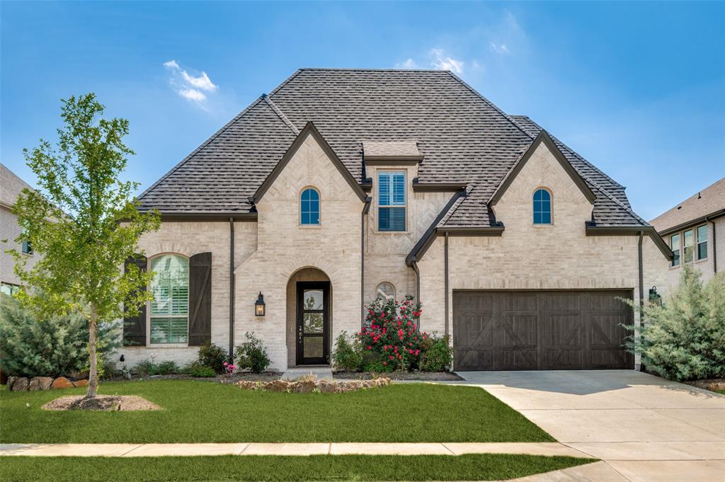 Experience refined living in this beautifully crafted North facing two-story 5 bed 4 full bath and 2 half bath Highland home located in the highly sought-after master planned community Star trails with Prosper ISD schools. Built in 2022, this spacious single-family residence offers approximately 3,989 sq ft of living space on a 9,148 sq ft lot, designed to combine comfort, functionality, and modern style. Master bedroom with Master suite, Guest bedroom with full bath, Media room, Office down stairs. Upstairs 3 bedroom with 2 full bath and one half bath room and huge game room. Interior Highlights: 5 en-suite bedrooms, vaulted ceilings with wood beams, private media room, and a quiet home office.Guest bedroom with full bath , Media room down stairsUpstairs Huge Game room with 3 bedroom and 2.5 bathOpen Kitchen floor plan with quartz counter tops built in cabinets, open to high ceiling family roomOutdoor Living: Extended covered patio with fireplace, professional turf, and a private putting green.Garage: 3-car tandem with pristine epoxy floors.Community: Resort-style living in Star Trail—pools, trails, and clubhouse—just minutes from the Dallas North Tollway.Right next to Dallas Tollway and highway 380.