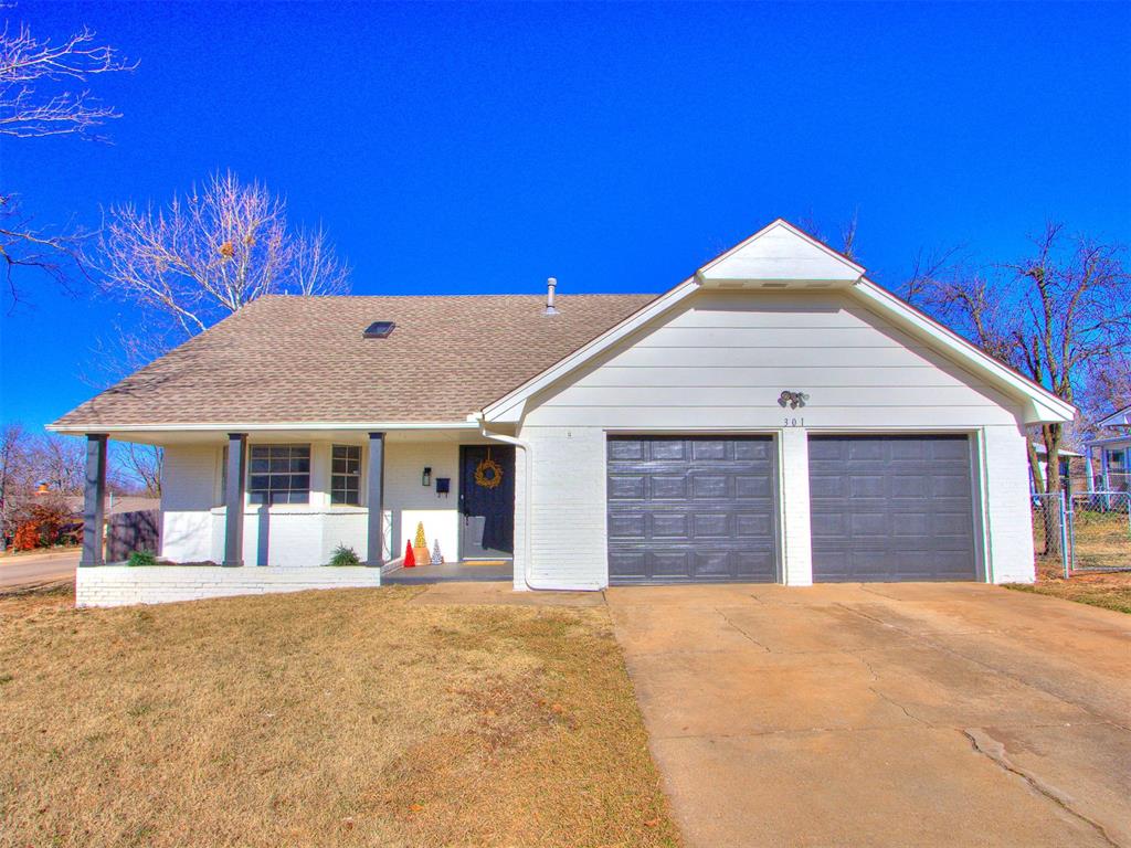 ***REMODELED INSIDE AND OUT*** TRUE 5 BEDROOM OR 4 BED WITH ADDITIONAL FLEX ROOM.  5th bedroom can be used as playroom, office or second living due to size. All new flooring and paint. New dishwasher and free standing oven/range. Added new HVAC for upstairs so has 2 units. Put in additional electric panel and wiring, New interior doors and light fixtures, Replaced large picture window in living. This home is move in ready and can work for large family. Norman public schools and within walking distance to Norman North High school. Close to shopping, parks and dining. Come and take a look and find a place to call home for the New Year.  ***OPEN HOUSE SUNDAY JANUARY 11th 2-4*** Come by and take a look for yourself.