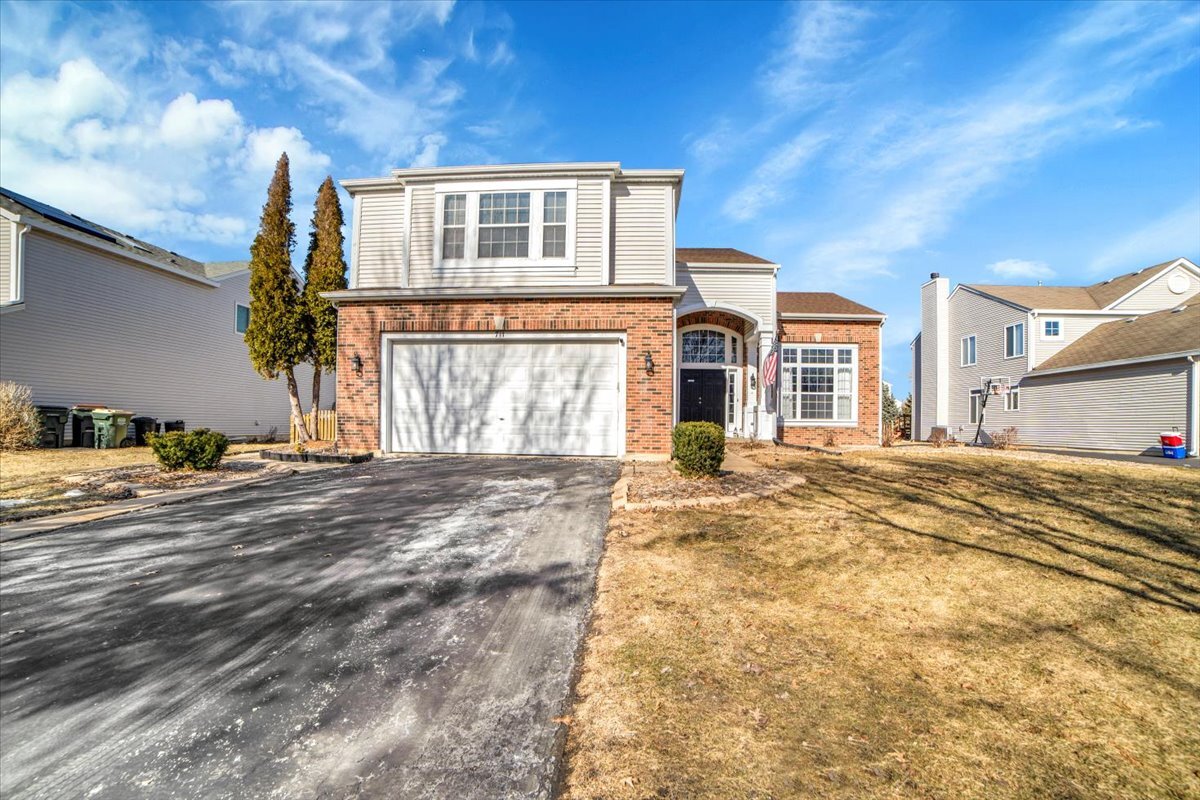 Tucked away on a quiet cul-de-sac and located within highly sought-after Oswego District 308 schools, this beautifully maintained home offers space, flexibility, and thoughtful updates throughout. The perfect home that features generously sized rooms and a flexible floor plan ideal for today's lifestyle. The main level includes a bedroom and full bath with a roll-in shower, creating an excellent in-law arrangement or private guest suite and an updated kitchen with stainless steel appliances & granite counters. Other updates include newer luxury vinyl plank flooring, newer roof, gutters & AC (5/2019), new dryer, updated light fixtures, and newer paint in many rooms. The second floor features oversized bedrooms, including a spacious primary suite with an oversized bath and two walk-in closets. Need more living space? The HUGE basement adds another level of room to roam with a large recreation room that features brand new carpeting, an office/bonus/work room that is currently set up as a salon and a HUGE storage/work-out room. Get ready for summer gatherings here too! The outdoor living shines with a brick paver patio, fenced yard, mature landscaping, and a fantastic above-ground pool - perfect for summer entertaining. With its cul-de-sac setting, versatile layout, and large living spaces, this home checks all the boxes and gives you room to grow! Don't wait to see this one!