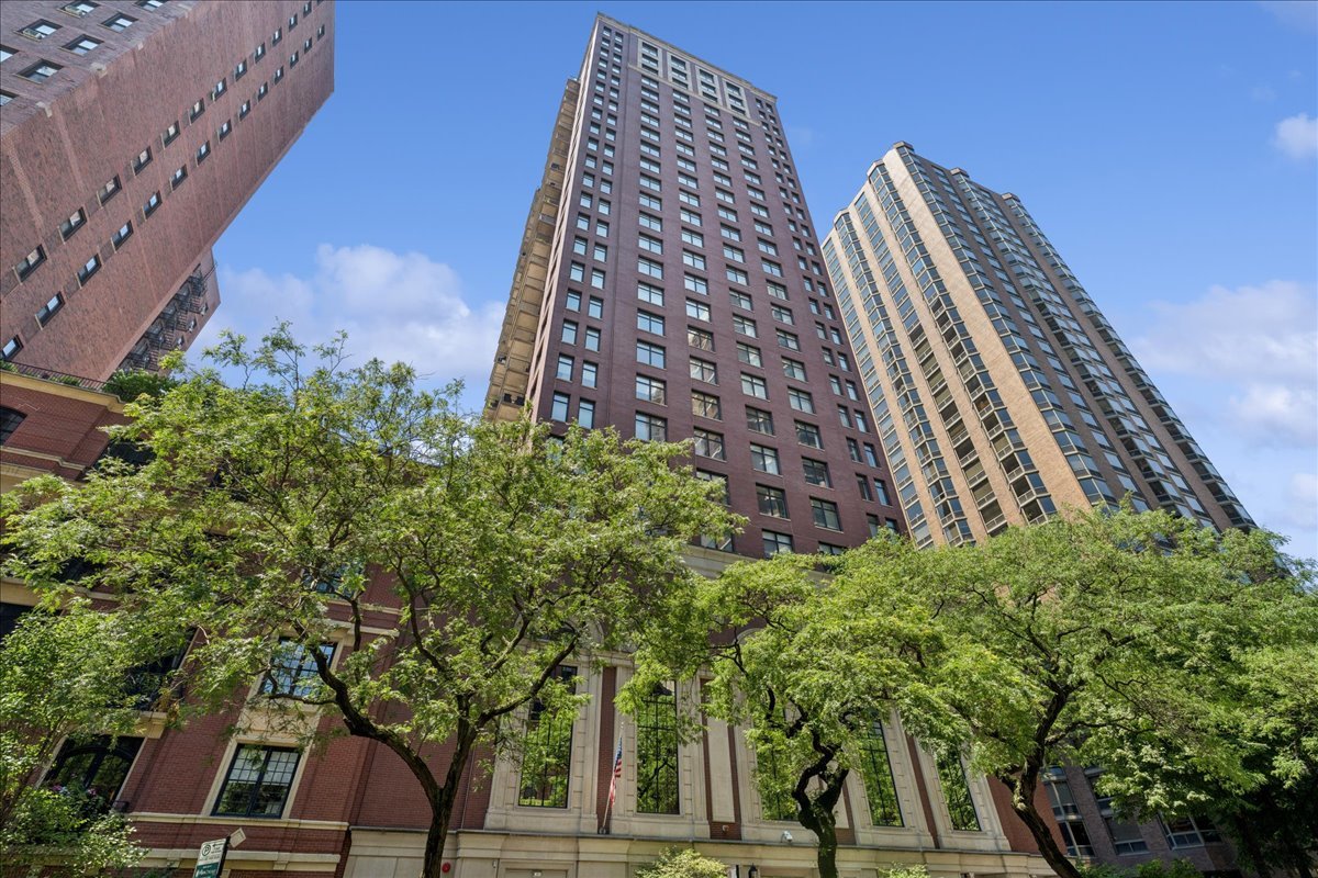 Freshly updated and move-in ready, this spacious 1-bedroom, 1.5-bathroom residence offers comfortable city living in the heart of Chicago's Gold Coast. Located on a beautiful tree-lined street, this home combines a generous floor plan with thoughtful updates and abundant storage throughout. The kitchen features all brand-new appliances, while the remodeled primary bathroom and brand-new wood floors add a fresh, modern feel. New window treatments throughout complete the space. Custom built-in storage provides exceptional functionality without sacrificing style. Enjoy desirable south- and west-facing exposures with great natural light and city views. This full-service luxury building offers 24-hour door staff for added convenience and security, all in an unbeatable Gold Coast location close to shopping, dining, nightlife, and everything the neighborhood has to offer.