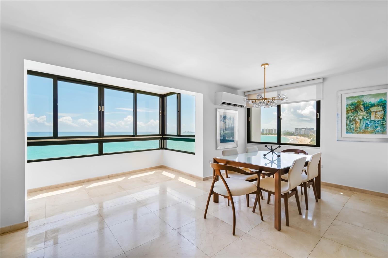 The property is also available for lease at $4,200 per month. Enjoy beachfront living with sweeping ocean views at Isla Verde. Situated within Waldorf Tower's 11th floor, this approx. 1,356.56 Sq. Ft. residence with 2 bedrooms and 2 bathrooms offers a one of a kind metropolitan lifestyle in the Caribbean. Featuring panoramic scenic vistas from both bedrooms and the sun-drenched open floor plan that seamlessly integrates the kitchen, living and dining areas. A relaxed contemporary aesthetic accents the property, along with 1 reserved parking space with electric car charging capabilities for added ease and convenience. Waldorf Tower affords residents 24-hour security, swimming pool by the ocean and direct beach access. The building enjoys an enviable location within the waterfront community of Isla Verde. Within close proximity to top restaurants and entertainment venues. Only a 5-minute drive away from the Luis Munoz Marin International Airport. Also near Condado Beach, the Miramar Arts District and Old San Juan.