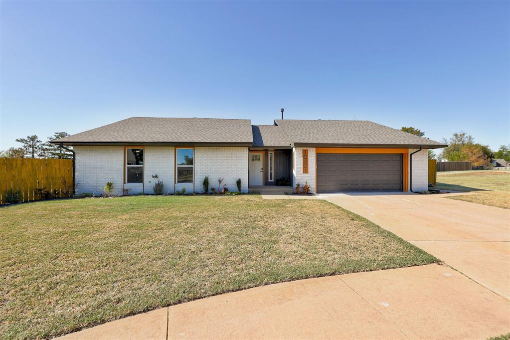 Fully remodeled and thoughtfully designed in the Moore School District! This beautiful 3-bedroom, 2-bath home offers 1,625 sq ft of stylish, functional living space with an open-concept floor plan and thoughtful touches throughout. Some of the major updates include a new roof, new windows, new flooring, and fresh interior and exterior paint.The remodeled kitchen features new quartz countertops, new appliances, a spacious island, modern cabinetry, and a wall-mounted pot filler at the range. The open kitchen, dining, and living areas are perfect for everyday living and entertaining, with tall ceilings, abundant natural light, and a wood-burning fireplace. Warm wood accents throughout add character and a custom feel.The spacious primary suite features a custom board-and-batten accent wall, vaulted ceiling, modern ceiling fan, and plenty of natural light. Both bathrooms have been beautifully remodeled with new quartz countertops and modern finishes. The primary bath includes a large custom-tiled walk-in shower with multiple built-in niches. Ample storage throughout adds to the home's functionality.Outside, enjoy a location that is hard to beat! The home backs directly to the neighborhood pool and walking trail, with a private back gate providing convenient access. The 2-car garage includes a below-ground storm shelter for added peace of mind.Conveniently located near major interstates, shopping, restaurants, entertainment, and everyday conveniences, this home combines modern updates, thoughtful design, and an unbeatable location. Move-in ready and truly turnkey, come see what makes this home special!