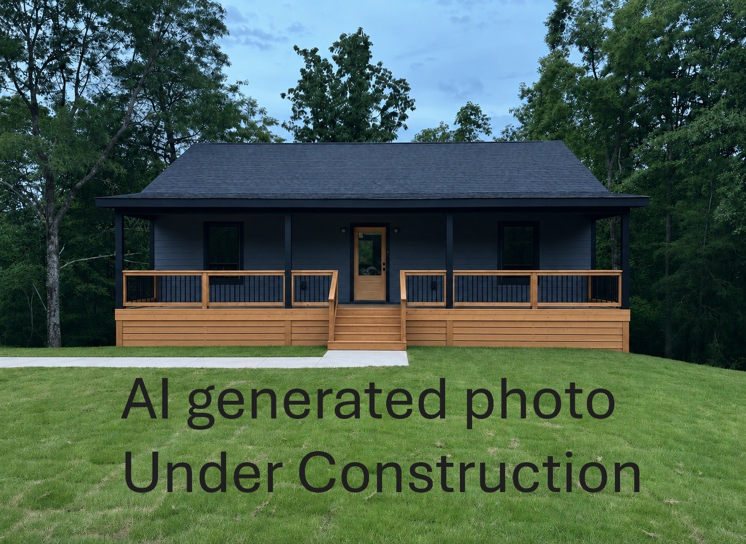 Custom-Built Retreat Near Kentucky Lake – Under Construction, Completion Expected September 2026Experience the perfect blend of luxury, privacy, and outdoor adventure in this stunning custom-built home situated on 5.1 acres in the highly desirable Lakewood Ranches community near Kentucky Lake.This beautifully designed home features 4 bedrooms, 3 full bathrooms, and a thoughtfully crafted floor plan that embraces both comfort and functionality. Three bedrooms are upstairs with one located downstairs. The finished basement includes a safe style/multipurpose room and a stylish refreshment bar, creating the perfect space for entertaining, recreation, or additional living quarters. Home includes gas hook ups and even one on back porch for the perfect grilling station.One of the home's most impressive features is its three full-length covered porches, offering breathtaking mountain-style views and peaceful scenery that can be enjoyed year-round. Whether you're sipping coffee at sunrise or unwinding after a day on the lake, the expansive outdoor living spaces provide an unmatched setting for relaxation.Residents of Lakewood Ranches enjoy access to over 100 acres of community common ground, including:* Scenic walking and riding trails* Two fishing ponds* Gazebo-style pavilion* Horseshoe pits* Community grilling areas* Ideal gathering spaces for family events, parties, and outdoor adventuresLocated just **2 miles from** Turkey Creek Marina, you'll have quick access to boating, fishing, sandy beaches, boat launches, storage facilities, and a popular floating restaurant and bar featuring live weekend entertainment.If you've been searching for a private retreat that combines upscale living with lake life and outdoor recreation, this exceptional property delivers it all.