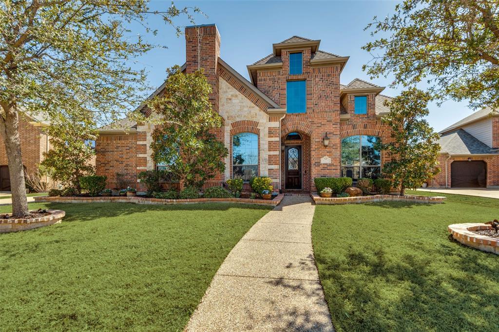Gorgeous -The Bryce plan two-story with in-law apartment (one bedroom and 1.5 bath).  Family space has primary suite featuring a fireplace, large master bath and his and her closets.  2 additional bedrooms (Jack + Jill style) with full bath.  Additionally, you will enjoy a game room, family room with corner fireplace, hardwood floors, office, formal dining, butler’s pantry, covered patio, spacious backyard and a two-car side-swing garage plus a separate single-car garage. Home is completely wired and has a water softener and water filtration system.  Only 5 houses away from HOA pool, water slide and fitness room and within walking distance of Elementary School.