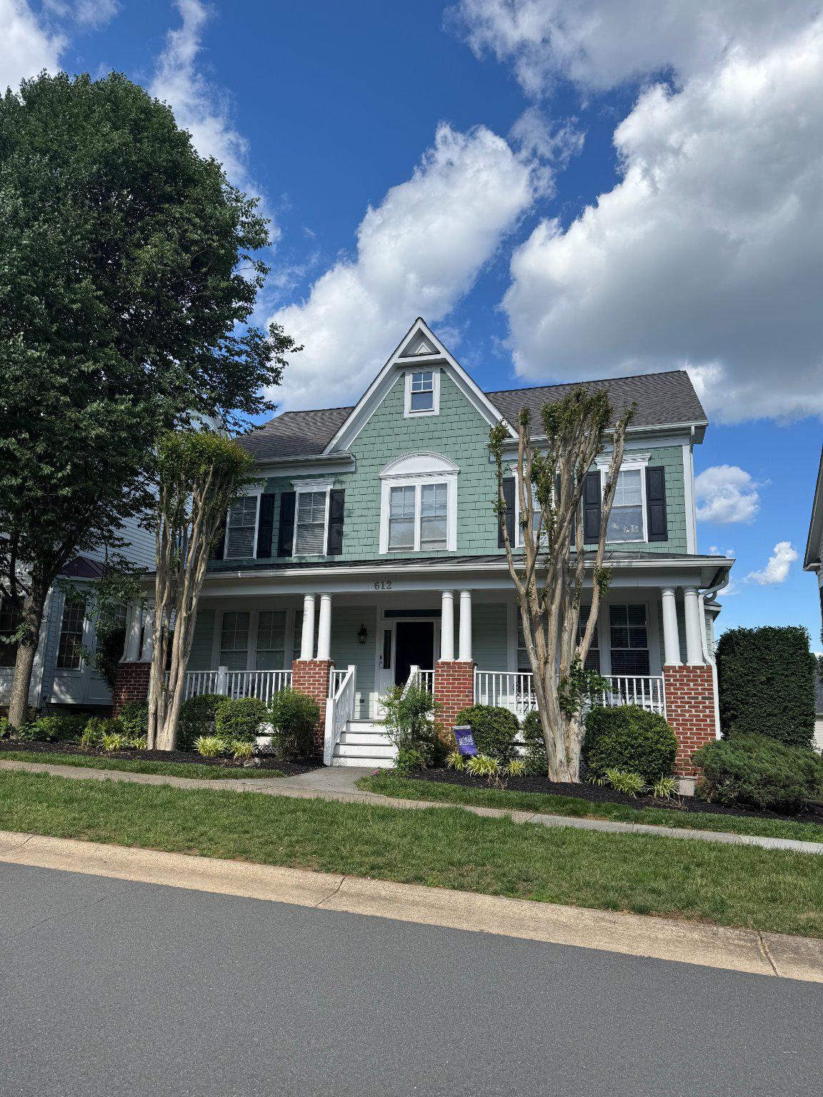 Move in and enjoy summer in your new 4,300 square foot Michael Harris built home in the charming Village Case neighborhood of Purcellville! Thoughtfully designed, the front porch was made for relaxing, the HardiePlank exterior was made to last, the open concept main level was made for entertaining, the 4 bedroom 2 full bath upper level was made for convenience, the fully finished basement was made for recreation and the rear yard was made for unwinding. Entering the home, you are greeted by a spacious entry that highlights the home's 9 foot ceilings (8' ceiling height in the basement) with crown molding and a dramatic hardwood staircase. You can't help but notice the abundance of natural light, but especially in the oversized family room with the bowed window upgrade. Hardwoods connect every room, the dedicated office has french doors for privacy, an oversized kitchen features plenty of prep and storage space and includes a breakfast nook with more floor to ceiling windows. Travel upstairs and you will find hardwood flooring in the hallway and each of the 4 bedrooms. The primary bedroom doesn't disappoint with Elfa organization systems in the 2 walk-in closets, a spacious primary bath with separate garden tub, walk-in shower and water closet. Three additional bedrooms (two with Elfa closet organizers), a large hall bath with double sinks and laundry closet with full size side-by-side washer and dryer complete this level. The basement is ready for your hobbies and entertaining. A recreation room with wet bar, bonus room, full bathroom, large storage space and walkup access to the rear yard checks every box. The weather is perfect for enjoying the curated rear yard space that includes a Trex deck, paver patio and mature landscaping that offers privacy. A detached 2 car garage with adjacent parking for 2 additional cars, Tesla charger and separate 200 amp panel (installed 2021) is steps from the home.You can't beat this location with easy access to all 3 of the in-Town schools, grocery stores, shopping, restaurants, coffee shops, the W&OD Trail, major commuter routes and the vast Western Loudoun landscape of vineyards, breweries and hiking just minutes away. The original owners have meticulously maintained and updated the home: Trane main & lower level A/C installed 2011, Lennox upper level heat pump plus air handler installed 2016, whole house exterior painted 2013, hot water heater replaced 2021, roof and front porch gutters & downspouts replaced 2021. Don't miss the wonderful opportunity to be the second owner of this amazing home!