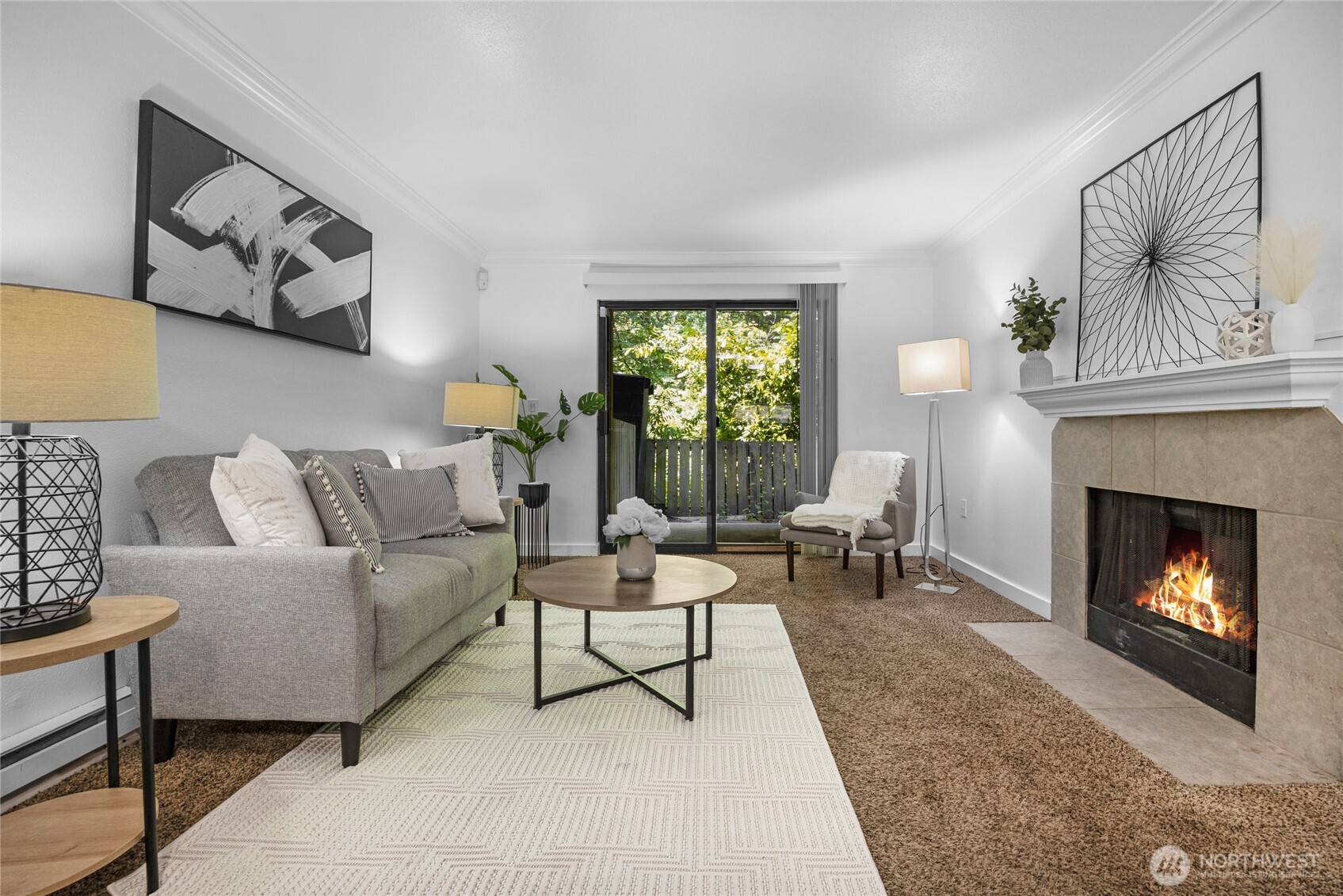 Welcome home to this beautifully maintained, move-in-ready ground-floor condo in the heart of Des Moines! This inviting 2-bedroom, 2-bathroom home features fresh interior paint, warm oak cabinetry, and a comfortable, functional layout. Step outside to your private patio and side yard overlooking a peaceful greenbelt—the perfect setting to relax and enjoy the outdoors. Recent updates include a brand-new dishwasher and washer/dryer, adding extra convenience from day one. With no rental cap, this property offers excellent flexibility for both homeowners and investors. Additional highlights include two assigned parking spaces and access to community amenities, including a swimming pool. Ideally located near major freeways, shopping, dining, and Sea-Tac Airport, this home combines comfort, convenience, and investment potential in one great package. Move in and make it yours!
