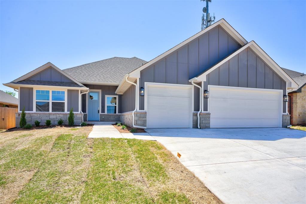 NEW CONSTRUCTION!!! Builder is offering $10K in incentives! 10 year home warranty included. Reach out to us for more details. This 4 bed/2.5 bath home has been upgraded with of the amenities anyone could ask for! Modern features are everywhere you look in this home. The open concept living, kitchen and dining area offers custom features such as quartz countertops, cabinetry, stainless steel built-in appliances, and a gas log fireplace. This home offers a split floorplan with the primary bedroom on one side of the property and three bedrooms on the other side. The primary bedroom even features a laundry room off the primary closet! Large oversized 3-car garage is perfect for the car lover, a workshop, and tons of storage. 10 year home warranty through RWC (Residential Warranty Company).This home has it all!