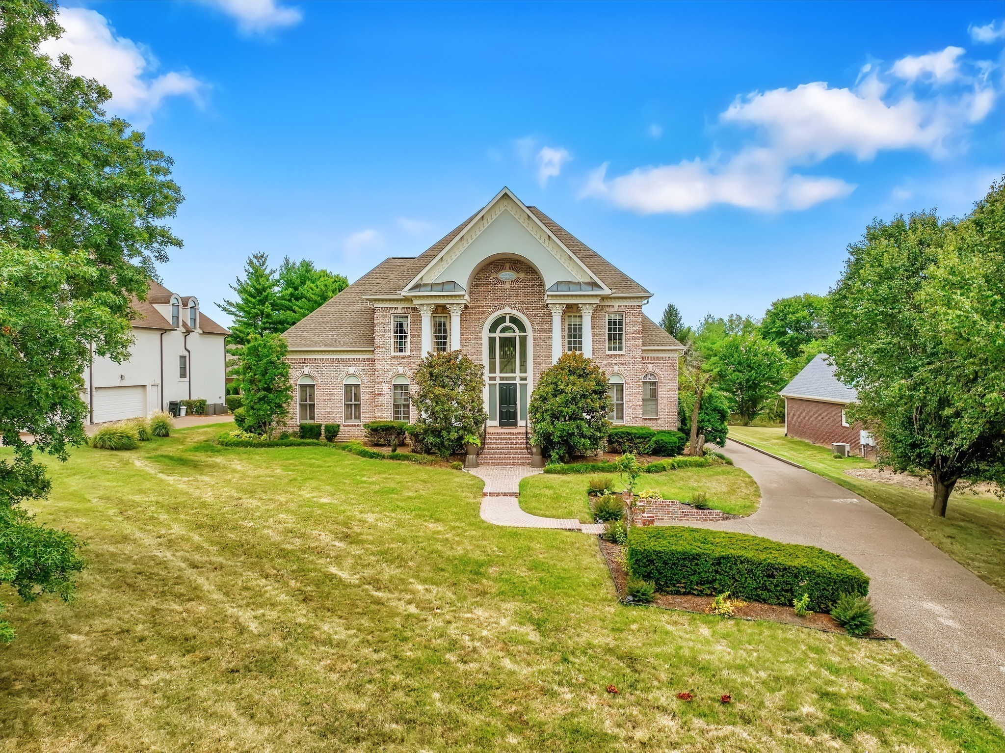 Beautiful Stately all brick home in prestigious Princeton Hills!  Amazing curb appeal* covered porch w/Corinthian columns*  Thoughtfully designed, this residence features 4 bedrooms, including a luxurious primary suite on main with a spa-like bathroom. The home’s expansive layout includes a versatile bonus/flex/gaming room  just a few steps from kitchen open concept family room with Gourmet kitchen * study*health and wellness room*2 set of stairs* Soaring ceilings and the heart of the home is a skywalk *hardwood floors* new carpet* new paint* All new windows*plantation shutters*  granite counters* stainless steel appliances* Gas log fireplace*walk in closets* Wet bar* Ample parking* good size deck and leveled yard providing endless options for relaxation and entertainment. and future pool. Minutes from the most coveted Brentwood schools. 
*  Experience the ultimate blend of design, comfort, and prime location in this extraordinary Brentwood residence. 
**Move-in ready**
Owner/agent