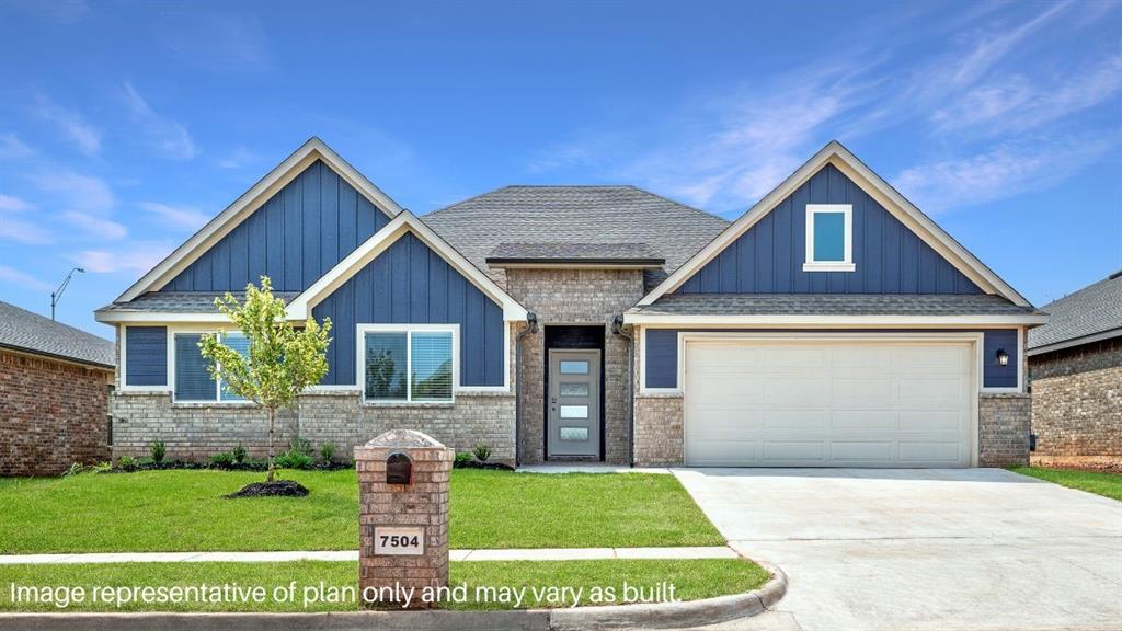 The Irving is a stunning single story home with 5 bedrooms, 3 bathrooms, study, and a 3 car gargae offering 2,594 square feet of living space. As you enter the foyer of the home, you will see a hallway on your left. Off this hallway, are three of the 4 extra bedrooms, as well as, bathroom three. Continuing into  the home, the foyer opens up to the dining room, family room, and kitchen. The kitchen has a large island that opens to the family room, perfect for entertaining. The kitchen also features quartz countertops, stainless steel appliances, a walk-in pantry. The large family room has tons of natural lighting and looks out to the large, covered patio. The study is located off of the family room and the final extra bedroom is privately located at the back of the home, with its own bathroom, perfect for a guest suite. The main bedroom, bedroom 1, is also at the back of the home and has a huge walk-in closet. Additional features include a tankless hot water system ensures you'll always have hot water when needed. “Home is Connected” smart home features which include a camera doorbell, Kwikset keypad lock, smart switch, and a smart switch. The exterior features include full sod yard with a landscape package in the front, and a covered patio!       Windstone is located off N.W. 48th and Indian Hills Road. West of I-35 in Norman. This is a gated community and is complete with a club house, pool, basketball court, and a park!
