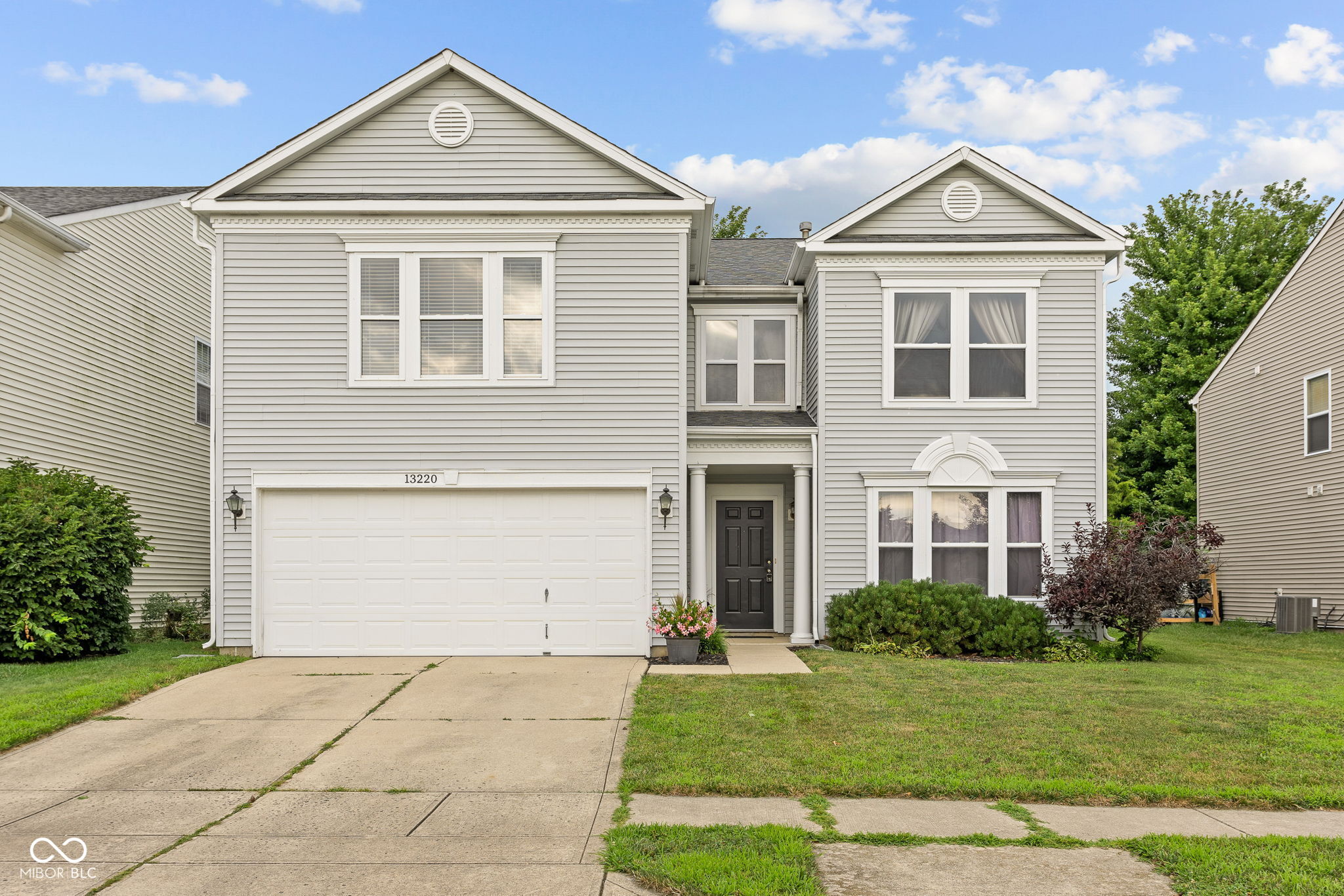 With an unmistakable artistic flair, this 2 story Fishers home will have you vibin' from the minute you step inside! The spacious front room is multi-purpose, and can be a formal dining room, game room, lounge space, work or play area. Musicians will immediately feel inspired in the main floor den, currently equipped as a recording studio. Generous space to sprawl out in the living room whether you're entertaining or binging the latest show on Hulu. The kitchen has a roomy feel with plenty of cabinetry & counter space. Upstairs, you'll find an enormous loft with a moody atmosphere and 4 bedrooms, each with ample closet space. The primary suite overlooks the pond which offers sparkling views of the retention pond behind the home. Updates include a 2 year old roof, new water heater, exterior trim paint and a 6 year old AC unit. Sellers are offering a flooring allowance of $5,000 so the new owners can pick out exactly what they want. This retro-inspired, eclectic home is perfect for someone who craves a lot of space & beautiful backyard views - see it today!