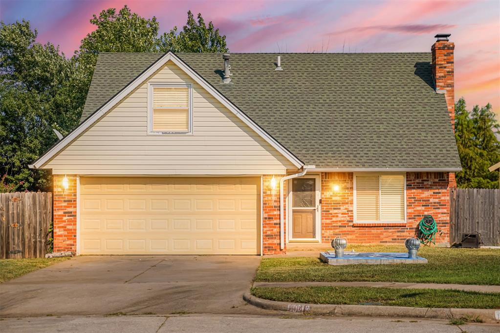 Come see this gorgeous customized home in the heart of Moore close to Veteran's Memorial Park, Walking Trails and Butterfly Garden! You'll love the beautifully updated kitchen with granite and soft close doors, tile floors, and gorgeous custom murals painted by local artists. This home offers tons of extra space, with a large second living room off the back of the home and a large room upstairs that could be used as an additional bedroom. Schedule your showing today before it's gone!