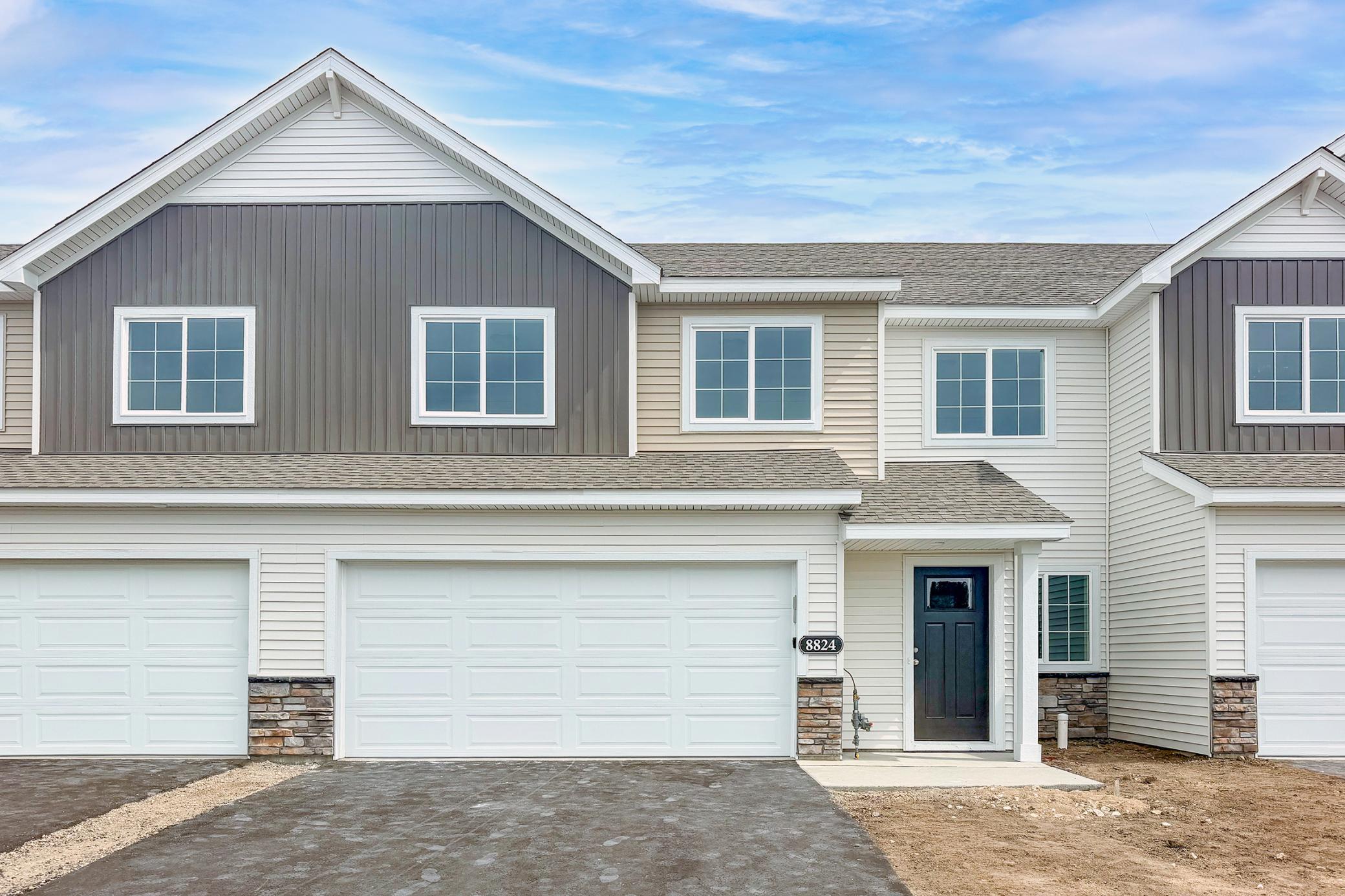 The perfect blend of style, comfort, and low-maintenance living awaits in this beautifully designed Forestview townhome by JP Brooks in Monticello's growing Meadowbrook community.From the moment you step inside, you'll appreciate a home that's designed to make everyday living feel effortless. The open-concept main level creates an inviting space where conversations flow easily from the kitchen to the dining area and great room, making everything from weeknight dinners to weekend gatherings feel connected.The kitchen is both beautiful and functional, featuring quartz countertops, stainless steel appliances, luxury vinyl plank flooring, painted on-site millwork, and thoughtfully selected finishes that offer timeless style with everyday durability. Whether you're meal prepping, entertaining friends, or simply enjoying your morning coffee, this space is designed to be the heart of the home.Upstairs, you'll find four spacious bedrooms, including a relaxing owner's suite with a private bath and walk-in closet. The conveniently located upper-level laundry keeps daily routines simple and efficient.Outside, enjoy all the benefits of homeownership without the weekend chores. Lawn care and snow removal are handled through the HOA, allowing you more time to enjoy life and less time maintaining your home.Nestled in Meadowbrook, one of Monticello's newest communities, you'll enjoy quick access to Interstate 94, Highway 25, shopping, restaurants, parks, and highly rated schools, making commuting and everyday errands exceptionally convenient. Meadowbrook offers a mix of townhomes and single-family homes in a location designed for modern living.Whether you're buying your first home, rightsizing into something easier to maintain, or simply looking for the peace of mind that comes with brand-new construction, this home offers exceptional value, modern finishes, and a lifestyle you'll love from day one. Available to close September 25th - Schedule your private showing today and experience why so many buyers are choosing Meadowbrook.