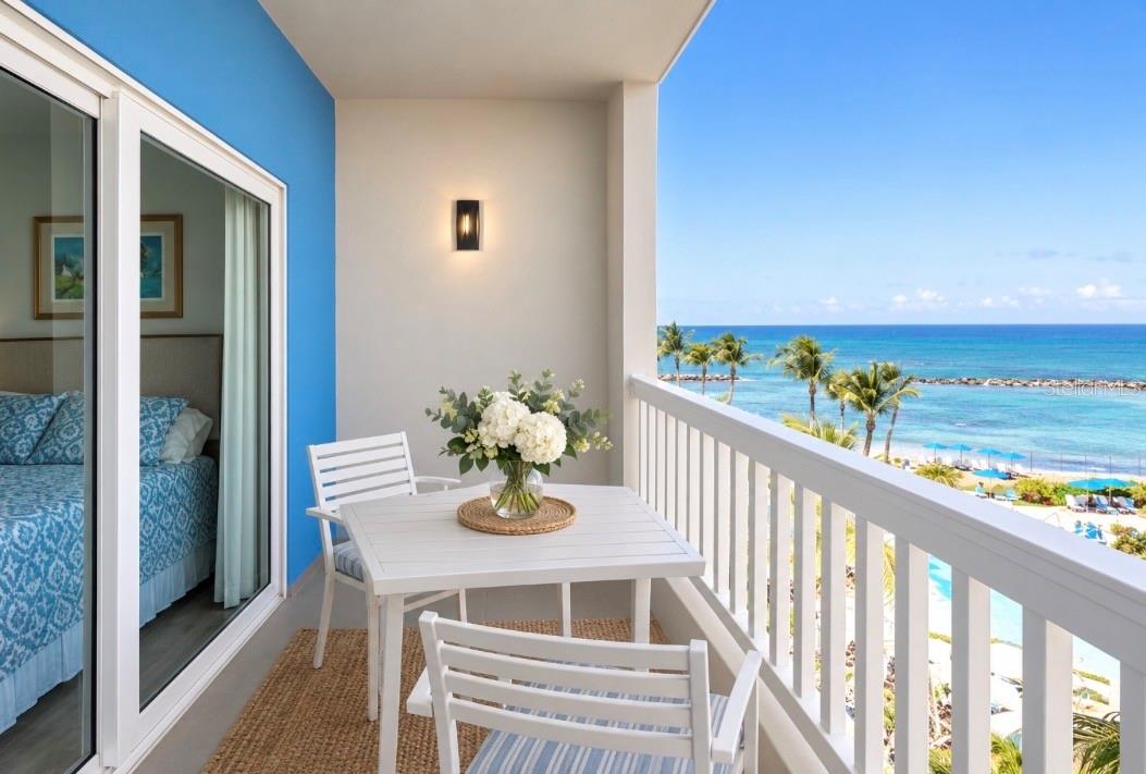 At Embassy Villas in Dorado del Mar, everyday living takes on the ease of a coastal getaway. With direct access to the beach and the amenities of the Embassy Suites resort environment just outside your door, this furnished residence brings together the privacy of home with a lifestyle centered around the water, recreation, and relaxation.Offered for sale, the single-story residence features a private balcony, with two bedrooms and two full bathrooms. Recent improvements include updated flooring and kitchen renovations, while the home is offered furnished and fully equipped for an easy transition into island living.The open living and dining areas connect naturally to the balcony, extending the residence outdoors and creating a comfortable setting for slow mornings, casual gatherings, or unwinding after a day by the water. Both bedrooms provide private retreats, making the layout equally practical as a primary residence, second home, or vacation property.The lifestyle extends well beyond the villa. Residents enjoy direct beach access, lagoon-style swimming pools, fitness facilities, tennis and basketball courts, recreation areas, 24-hour security, and visitor parking. The surrounding Embassy Suites resort environment further brings dining, bars, entertainment, wellness, and additional conveniences within easy reach.For owners looking for additional flexibility, the residence can also be placed under optional rental management, creating the possibility of enjoying the property personally while having a structure available for its management when away.All of this is set within Dorado del Mar, close to Dorado's restaurants, shopping, services, and broader coastal lifestyle.A furnished beachfront retreat where home and getaway become one, ready to enjoy whenever the mood calls for an escape.?