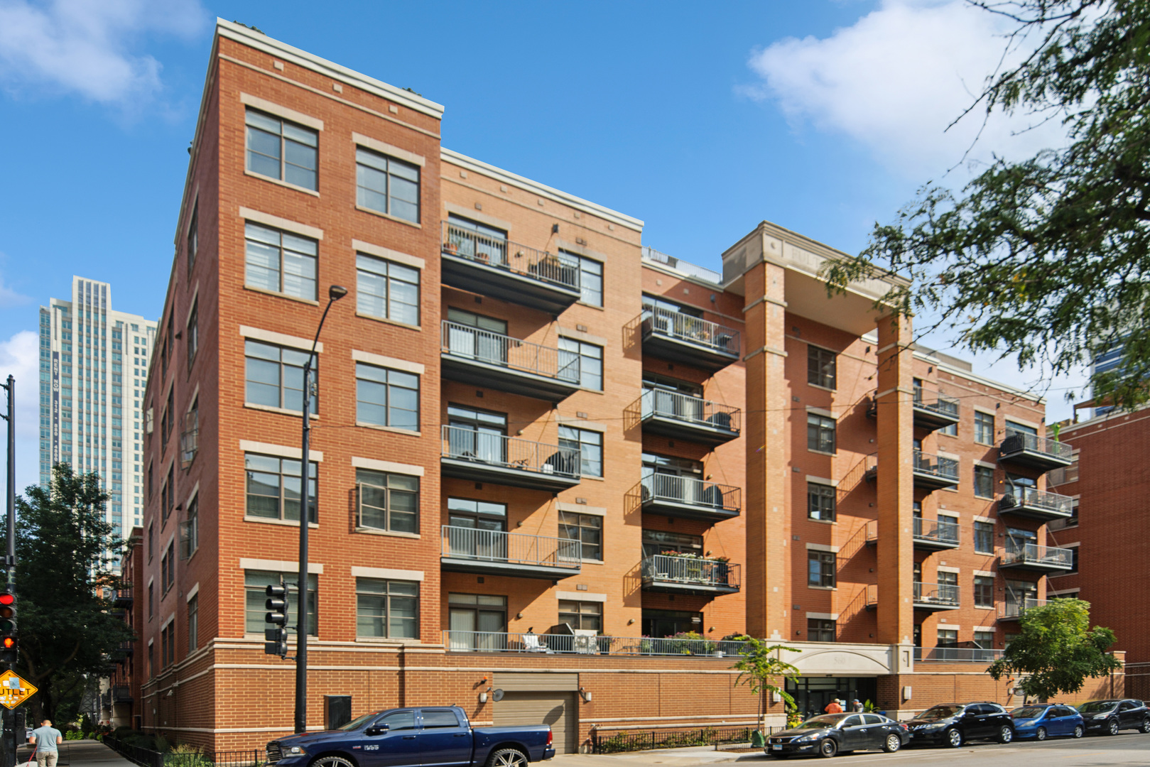 Located in the perfect location between the West Loop and River North, this spacious Fulton Market 3BR/2.5BA home will not disappoint. This well-appointed condo is in a boutique elevator building. Kitchen features a large kitchen with 42' cabinets, stainless steel appliances, wine fridge and an abundance of counter space. Living room has a room for a large sectional with custom marble fireplace. Large dining area for entertaining. Balcony off living room is perfect to relax or grill. Gorgeous primary suite with updated bathroom with split dual vanities, light up mirrors and a gorgeous shower! The 2nd bedroom and 3rd bedroom, with French doors that open to living room,  are spacious. Additional house improvements remote/auto shades in LR & primary bedroom, renovated both bathrooms, black out shade over french doors in 3rd bedroom, refinished floors, new marble fireplace, all new custom window treatments, balcony floor finished with custom tiles, outlets inside bathroom cabinet for hairdryers etc, new AC, and both walk-in closets organized in primary suite. This condo is pristine and ready for it's new owner!  There are 2 other large walk in closets including the entryway. Easy walk to Loop, Metra, CTA and freeway access. Walk to East Bank Club and all the restaurants i the area. Enjoy all the West Loop, Fulton Market and River North have to offer. Love where you live!