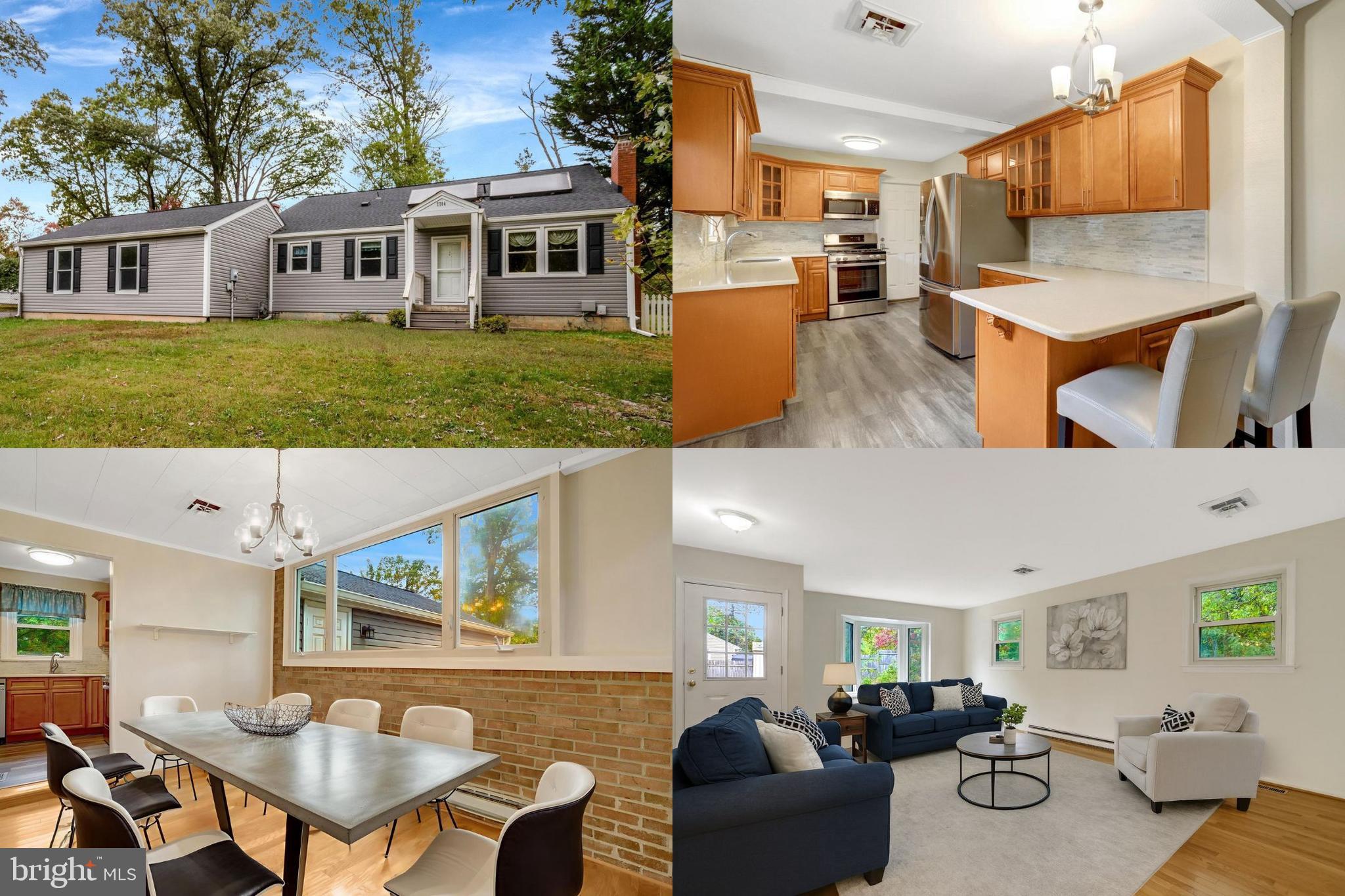 **ACCEPTING BACKUP OFFERS**Welcome to this inviting Annandale residence, where comfort, convenience, and charm come together in a highly desirable location. Set on a HUGE 1/2-acre lot along a quiet street, this home offers a perfect blend of practical updates and timeless appeal. Enjoy peace of mind with a new roof, new siding, and HVAC replaced just 5 years ago and the crawl space was sealed and waterproofed. Inside, discover a recently updated kitchen featuring upscale appliances, ample cabinetry, and an efficient layout ideal for cooking and entertaining. The living and dining areas are filled with natural light, complemented by refinished hardwood floors, a cozy fireplace,  new carpet, and fresh paint throughout. The attached garage provides easy access and extra storage, while the fully fenced yard creates a private outdoor retreat—perfect for gardening, play, or gatherings with family and friends. Ideally located near shopping, dining, parks, and schools, with quick access to I-495, I-395, and I-95, this property offers the perfect balance of suburban tranquility and commuter convenience in one of Annandale’s most sought-after neighborhoods.