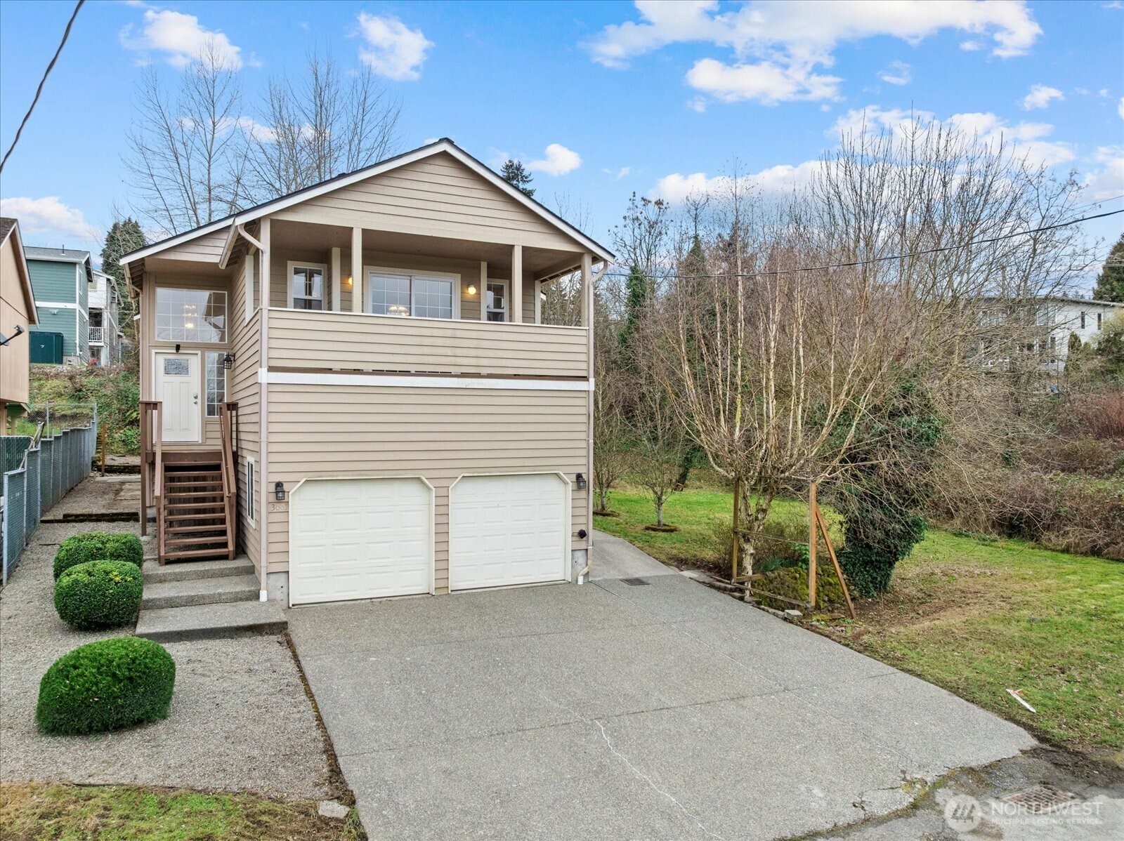 Welcome to vibrant Columbia City, where live music, acclaimed restaurants, neighborhood parks, and everyday amenities are just minutes from your door. Tucked away on a quiet cul-de-sac, this move-in-ready 5-bedroom, 3-bath home offers a thoughtfully updated interior with over $70K in recent remodels. The open-concept kitchen flows seamlessly into the living room, highlighted by vaulted ceilings, quartz countertops, gas fireplace, A/C, and a spacious balcony ideal for entertaining. Three bedrooms are conveniently located on the main level, with two additional bedrooms downstairs along with a generous media room that opens to a covered patio and garden space—perfect for multi-generational living or potential rental flexibility. Additional features include a new roof (2020), dedicated laundry room, low-maintenance landscaping, and an oversized 2-car garage with built-in storage plus ample driveway parking. Just minutes to light rail with easy access to downtown Seattle, Bellevue, and Sea-Tac Airport—this is the perfect blend of comfort, convenience, and opportunity.