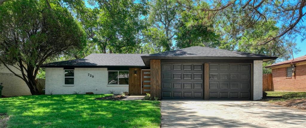 Beautifully Remodeled & Move-In Ready! Welcome to 729 Oakwood Ave, a thoughtfully renovated home in the heart of Hurst offering modern updates and timeless charm. Step inside to an inviting open-concept layout filled with natural light, complemented by stylish finishes throughout. The remodeled kitchen features updated cabinetry, sleek countertops, and modern fixtures, flowing seamlessly into the spacious living and dining areas—perfect for entertaining or everyday living.The updated bathrooms and generously sized bedrooms provide both comfort and functionality, while the large backyard offers plenty of room for outdoor gatherings, gardening, or future additions. Conveniently located near major highways, shopping, dining, and just minutes from Northeast Mall and DFW Airport, this home combines comfort, convenience, and value. Whether you're a first-time homebuyer, downsizing, or looking for a turnkey property, this beautifully updated home is one you won't want to miss!