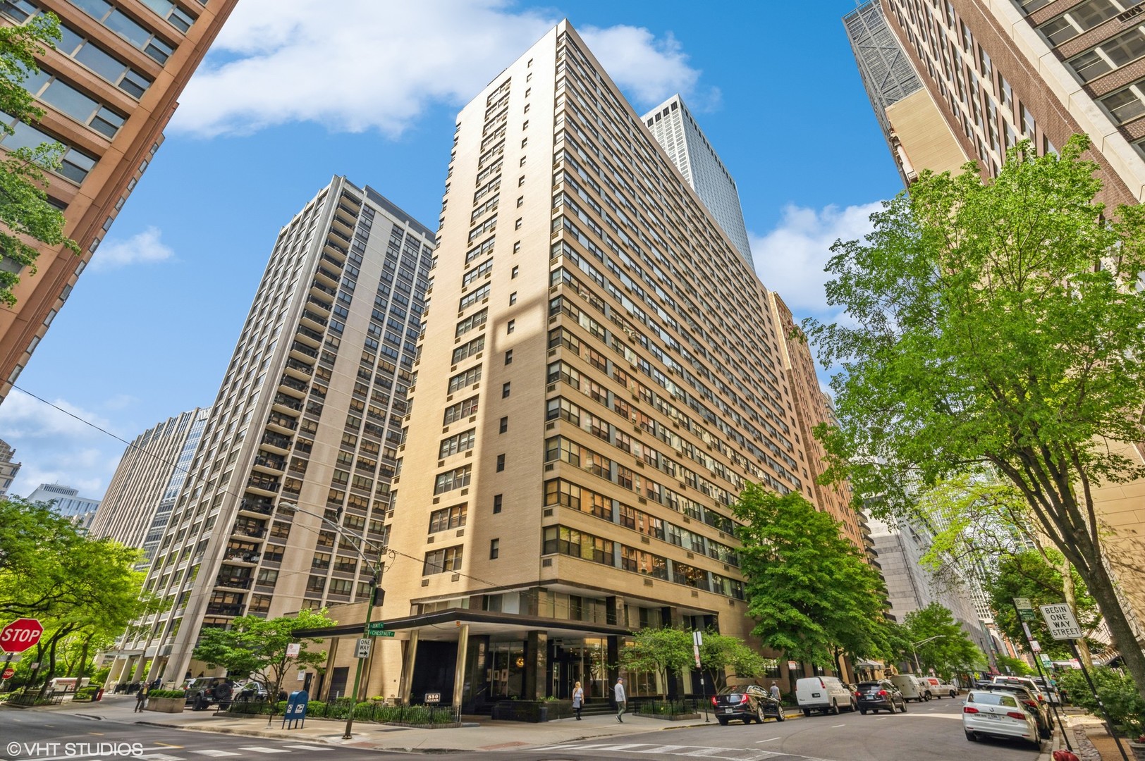 SPACIOUS AND LUXURIOUS IN THE HEART OF STREETERVILLE Welcome to an exceptional 3,750 sqft residence offering unmatched convenience and lake views. This spacious home includes 3 bedrooms  plus an office/study and 3 bathrooms, perfectly designed for everyday living and entertaining. A standout feature is the private 1-bedroom apartment, complete with its own kitchen and entrance, perfect for guests, in-laws, or an au pair. The chef's kitchen is equipped with top-tier Wolf, Sub-Zero, and Miele appliances, including a wine refrigerator.  The spa-like primary suite boasts custom California Closets and a relaxing Jacuzzi tub. Custom-built storage solutions are integrated throughout, and a large in-unit laundry room features a high-end Miele washer and dryer. Enjoy modern comfort with new Amana AC units and the convenience of four private storage cages- ideal for seasonal or personal items. Live just steps from Lake Michigan, world-class dining, and premier shopping in this unbeatable location. Make this extraordinary home yours today.