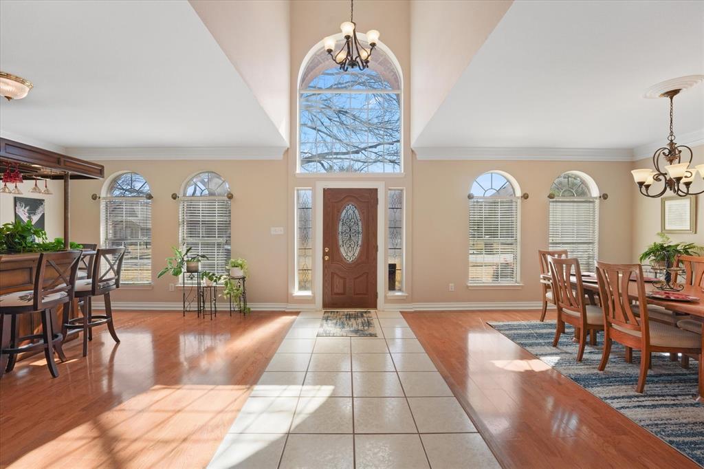 *CANCELED OPEN HOUSE SUN. MARCH 29th 1-3pm***5 Bedrooms - 3.5 Baths - 4,215 Sq Ft - Golf Community Living**Welcome to your dream home in one of Plano's most sought-after golf communities. This wonderful 5-bedroom residence seamlessly blends elegance with everyday comfort, offering a lifestyle that's truly hard to match.Step inside and you'll immediately notice the extensive hardwood flooring and crown molding that flow throughout, reflecting the exceptional quality of build at every turn. The island kitchen is a delight, featuring sleek Silestone counters, a stylish tile backsplash, a gas cooktop, and a pantry. The expansive primary suite is a private retreat, complete with a staircase leading to an exclusive loft living area above. Unwind in the primary bath with its garden tub, separate shower, and dual vanity sinks. Every additional bedroom is generously oversized with walk-in closets, ensuring everyone in the family enjoys their own comfortable space.Step outside and discover your personal backyard oasis. A covered patio overlooks a sparkling pool, creating the perfect setting for weekend gatherings, quiet evenings, or sun-soaked afternoons.The neighborhood offers a wonderful sense of community, with Plano High Point Park just minutes away for trails, recreation, and family-friendly fun. Nearby attractions, top-rated schools, and convenient shopping make this location unbeatable.This is more than a home — it's the lifestyle you've been searching for. Schedule your private tour today!