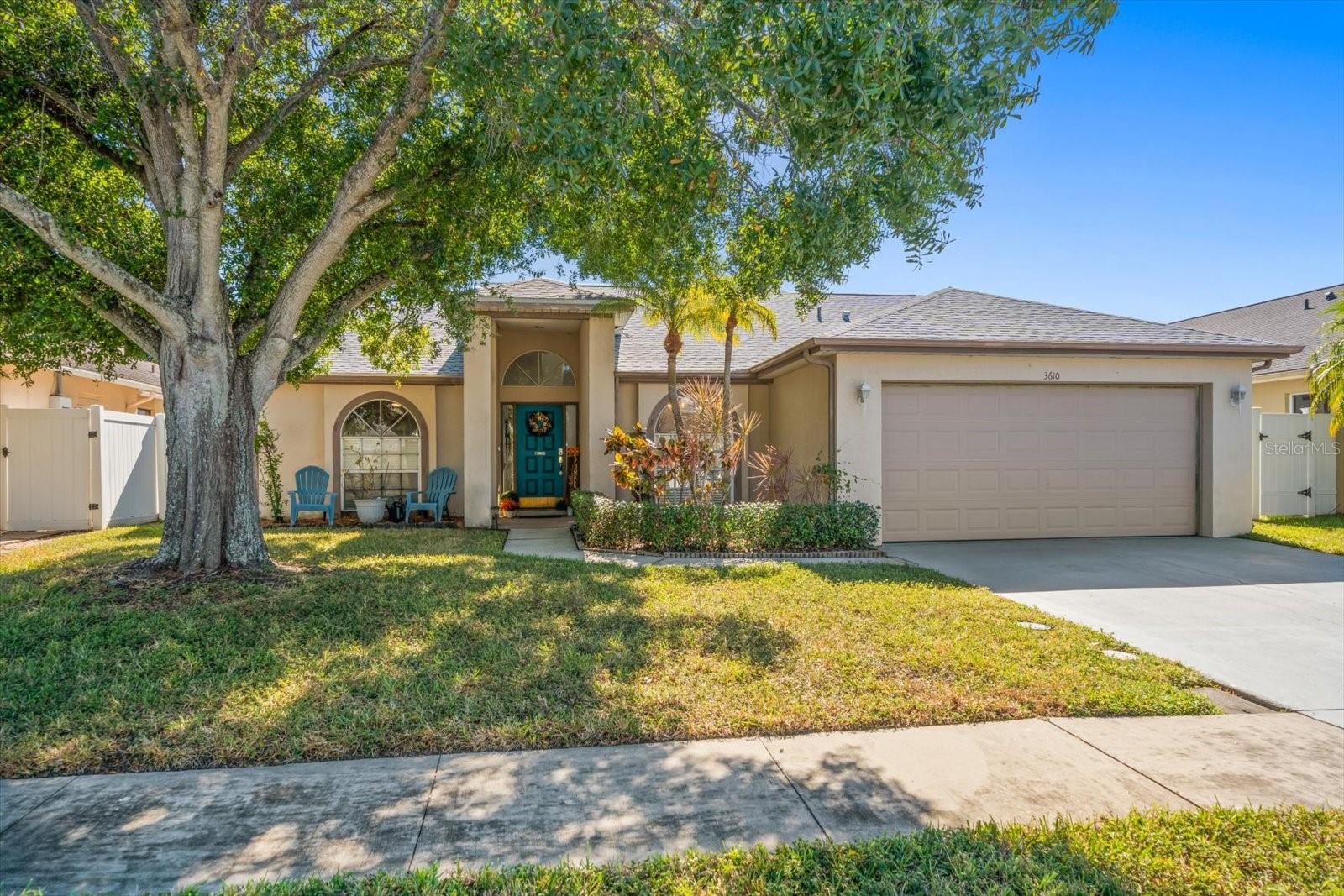 Perfectly maintained, beautifully updated, and move-in ready, this home truly checks every box. This 3-bedroom, 2-bath pool home delivers the kind of Florida living everyone desires. Step inside to cathedral ceilings, skylights, and a great room anchored by a gas fireplace with remote and temperature control. Opening the double sliders and French doors blends your indoor living space with the screened-in pool area. The solar-heated, PebbleTec pool is the centerpiece of the backyard offering a private & serene setting for year-round entertainment & enjoyment.  The kitchen and dining space flow naturally together and feature stone countertops, stainless steel appliances (including a gas stove), and a breakfast bar for everyday convenience. The primary suite offers direct access to the pool through French doors, plus a walk-in closet, garden tub with whirlpool, and a separate shower.  Additional highlights include a dedicated laundry room off the kitchen, beautiful flooring throughout, and a full size 2 car garage.  Outside your front door, the neighborhood offers a park, playground, tennis courts, and walking trails. All of this just minutes to St. Pete–Clearwater International Airport, I-275, top shopping and dining, and of course the lovely Pinellas County beaches.  If you’ve been searching for a home that blends comfort, style, and convenience — this is the one