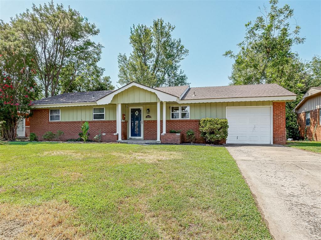 Incredibly cute, welcoming and a GREAT location! Only 1.5 miles to the North Oval at OU.  This 3-bedroom, 1-bath home combines its original 1950s charm with thoughtful updates and a well-designed addition at the back of the home. The addition offers built-ins and a cozy fireplace, creating a comfortable extra living space. New carpet in the living room and all three bedrooms adds a fresh, inviting feel, while the bathroom retains its vintage character with an updated subway-tile shower.Out back, the patio and spacious yard provides plenty of room for entertaining, gardening, pets, or play. The extra-deep one-car garage offers more than just parking, with a convenient laundry area, built-in shelving, and an in-ground storm shelter. A charming home, only 1 block west of Norman HS, with comfortable living spaces, useful extras, and plenty of room to enjoy inside and out. Newer roof installed in 2023 and the washer, dryer and refrigerator can stay.