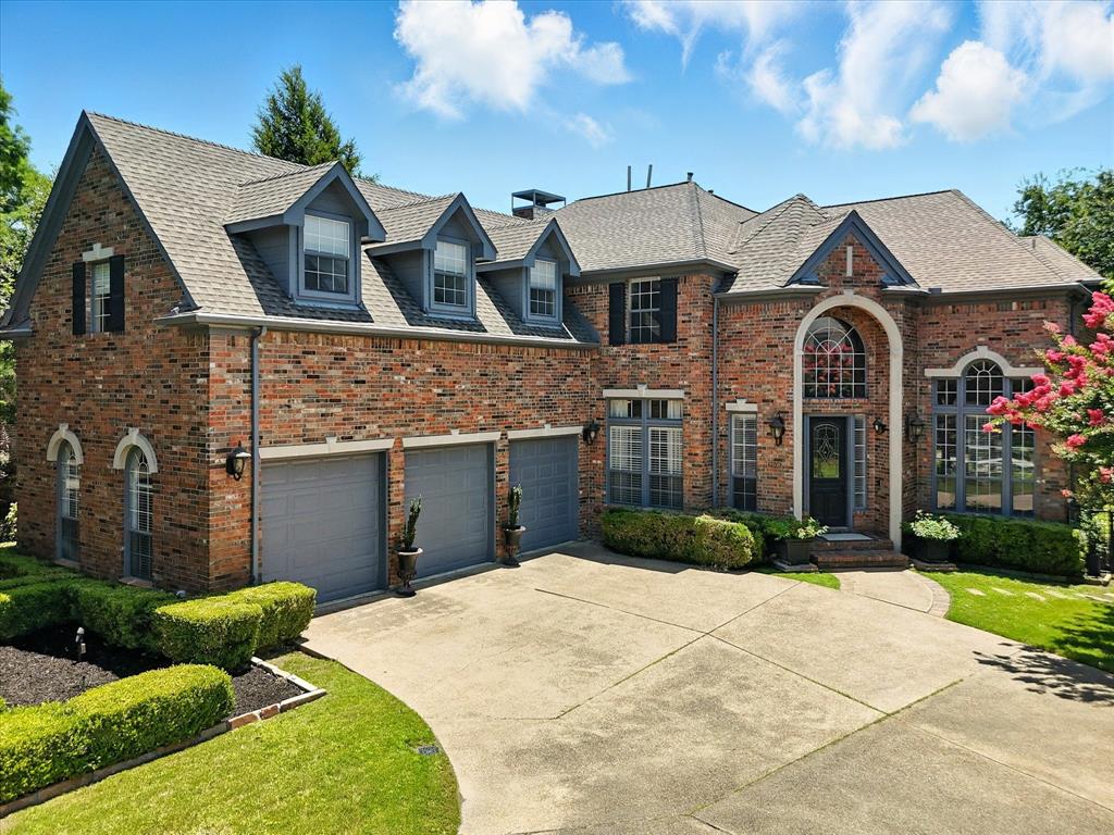 Executive living in Gated Hackberry Creek Golf Community. Take in the expansive Golf-Water views from your dining, kitchen, living, primary bedroom and stone terrace. Downstairs is highlighted by an updated Kitchen open to a large living room, both overlooking the #2 green of the golf course. Formal living and formal dining rooms are complemented with an additional eat-in breakfast room off the kitchen. Downstairs bedroom can also be used as an office with custom built-ins. Upstairs features a large primary bedroom with a patio overlooking the golf course. Third living area upstairs includes built-ins, adjacent to the two upstairs secondary bedrooms with a shared bath. Large game room over the garage could be used as a second primary bedroom, as there is a full bath and closet space. Versatile floorplan could allow for three bedrooms, an office and four living areas or five bedrooms and three living rooms - all kinds of options! Two New HVAC Systems in 2024, Tankless Water Heater, Roof and Gutters 2018. See docs for complete list of Updates-Features. COPPELL SCHOOLS Open Enrollment.