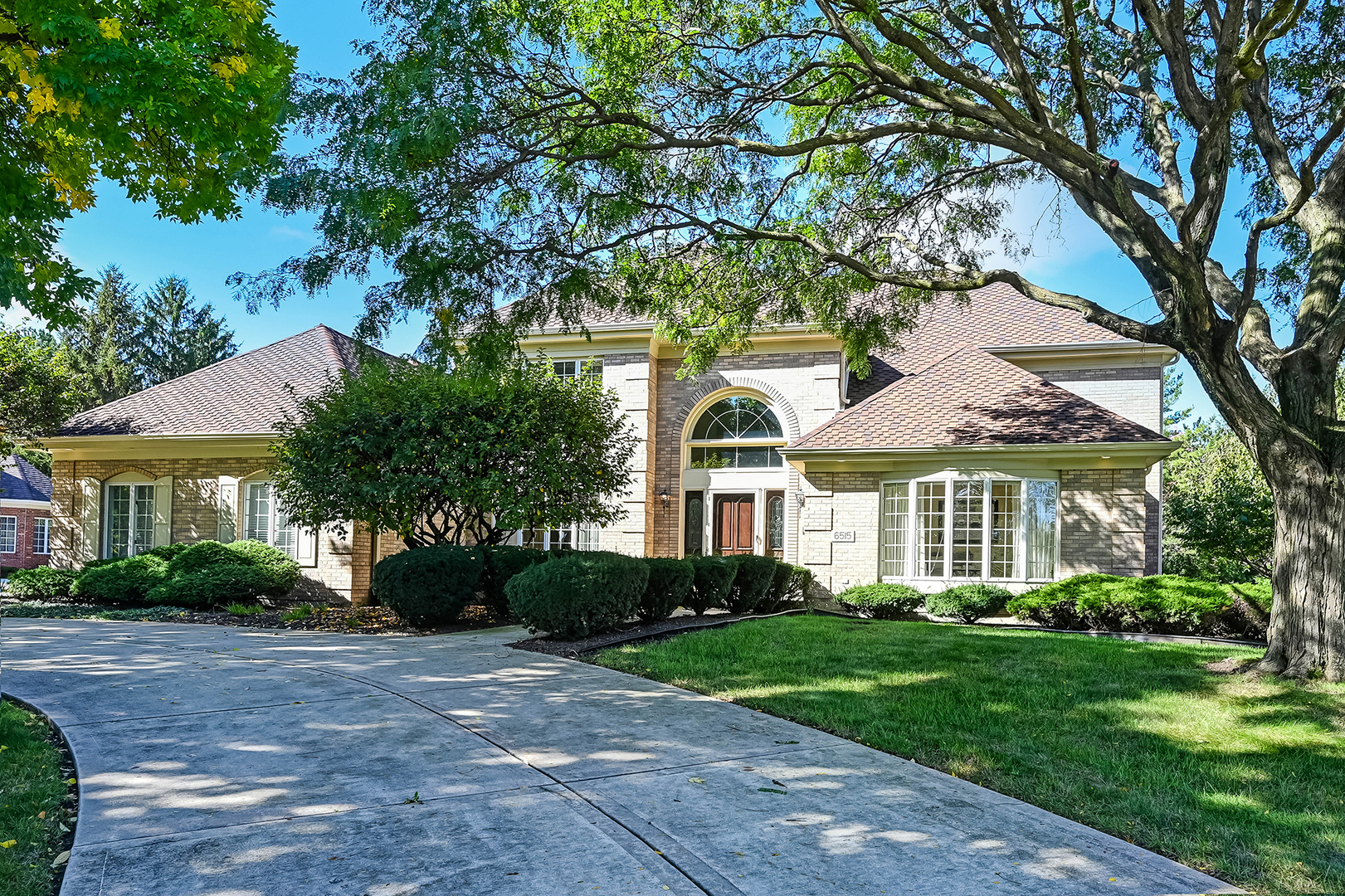 A rare rental opportunity in the sought-after Heatherfields community of Burr Ridge, this beautifully updated brick residence offers more than 6,200 square feet of finished living space on a private half-acre lot with mature trees. Filled with natural light, the home makes an impressive first impression with a soaring two-story foyer and expansive great room featuring a fireplace and wet bar. A separate formal living room and dining room provide additional space for entertaining, while the sun-filled breakfast area and spacious kitchen with Wolf and Sub-Zero appliances create an inviting everyday gathering space. The versatile floor plan includes two private primary suites, including a first-floor suite with a whirlpool tub and steam shower, plus a second upstairs with its own private bath. Two additional bedrooms and a bathroom complete the upper level, and every bedroom features a walk-in closet. Additional highlights include a dedicated office, mudroom, first-floor laundry with an upstairs laundry chute, finished lower level with 3/4 bath, three-car garage, central vacuum, security system, sprinkler system, curated lighting and custom window treatments. Located in the highly desirable District 181 and Hinsdale Central High School District, serving Elm Elementary, Hinsdale Middle School and Hinsdale Central. Routine lawn mowing is included during the growing season. Tenant is responsible for utilities and snow removal. No smoking or vaping. Pets may be considered on a case-by-case basis. A 12-month lease is preferred, though shorter-term leases may be considered.