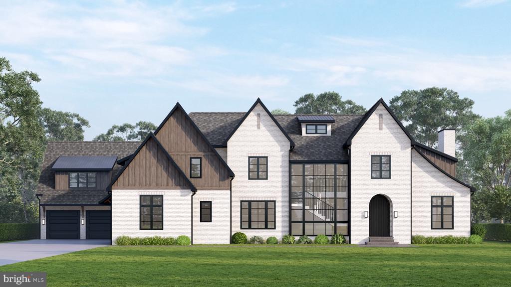 A stunning creation designed by R.A. Hoffman Architects on one of the Main Line's most coveted estate streets. Sleek.Spacious. Sophisticated. This brand new 6,007 sq ft modern masterpiece on 1.12 flat acres offers the ultimate in luxury living. With 6 generously sized bedrooms—each with its own en-suite bath—and 2 additional first floor half baths, every detail has been designed for comfort and style.Step into soaring 10-foot ceilings throughout the first floor, oversized windows and an open-concept layout that seamlessly connects living, dining, and entertaining spaces. The show-stopping kitchen features custom white oak cabinetry, integrated Wolf/Sub-Zero appliances, and a massive island with seating for five—perfect for gatherings or casual mornings. A hidden back kitchen prep area keeps entertaining effortless and tidy. Enjoy the flow into the breakfast room and expansive family room, ideal for everyday living. The first floor also includes a private office, entertaing bar and a versatile bonus room/playroom to fit your lifestyle.A 4-car garage provides plenty of space for all of your toys and vehicles, and the walk-out lower level offers an optional 2,000 additional square feet—ready to customize as a gym, theater, or guest suite. There is also room for a pool if you so desire.Modern design meets everyday functionality in this one-of-a-kind home—don’t miss the opportunity to make it yours. 2026 Delivery