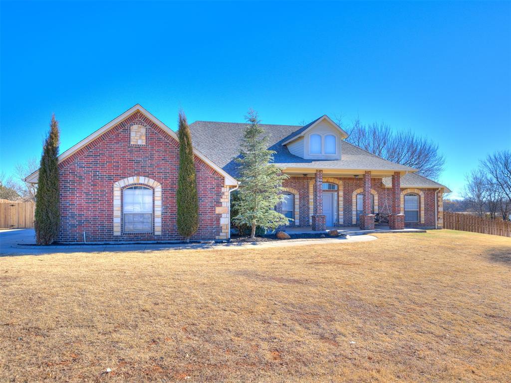***OPEN House February 1st 2-4pm***Stunning home in Antler Ridge addition, Deer Creek schools, 4 bed, 2.1 bath, 3 car garage with an AMAZING bonus/flex/media/school room/office (16x20). New carpet, new paint, new Samsung dishwasher, Samsung electric oven. Storm shelter in the garage floor seat 10-12. HUGE back yard with oversized back patio. This addition has a great community pond (fishing IS allowed and encouraged...the community does a yearly fishing tournament), small gazebo and park! Attic is framed for a future build out too! Seller paid First American Home warranty to begin on closing day for the new buyers!