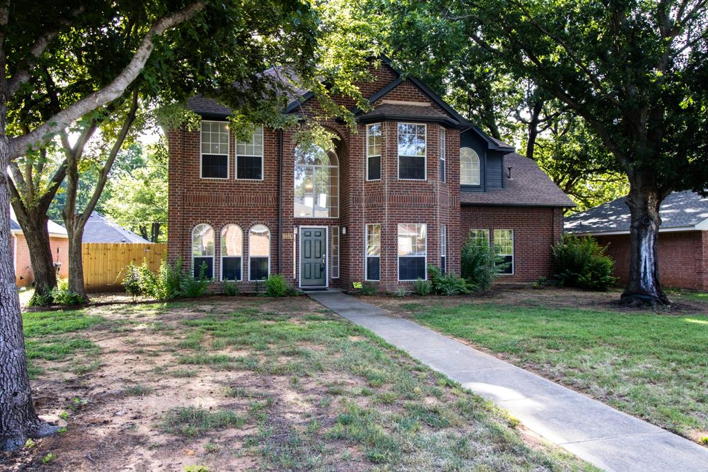 This beautifully remodeled home in the tranquil Copperfield Addition is a perfect blend of modern elegance and comfort. With meticulous attention to detail, the property features luxury vinyl plank flooring throughout the downstairs area, which includes a formal dining room, a formal living room, and a convenient half bath. The heart of the home is the spacious kitchen, equipped with fresh white cabinetry, new stainless steel appliances, and stunning quartz countertops. It seamlessly connects to a breakfast room and overlooks the family room, which is highlighted by a charming wood-burning fireplace, creating an inviting atmosphere for gatherings. Upstairs, the home features brand-new carpet in all four bedrooms, including a primary suite that impresses with two walk-in closets and a luxurious bathroom. A unique touch is the hidden room, accessible by pushing a bookcase behind the bathroom door, which adds an element of surprise and intrigue. The entire interior has been freshly painted in neutral tones, and the bathrooms feature new toilets, designer tile and updated vanities. The exterior has also seen improvements, with freshly painted trim and a brand new fence. Additionally, the HVAC system is equipped with two units that are less than a year old, ensuring comfort throughout the seasons. 
This stunning home is truly move-in ready, making it an ideal choice for anyone looking for a stylish and functional living space. **ALL INFORMATION DEEMED TRUE AND RELIABLE. BUYER AND BUYER AGENT TO VERIFY. SURVEY AVAILABLE.**