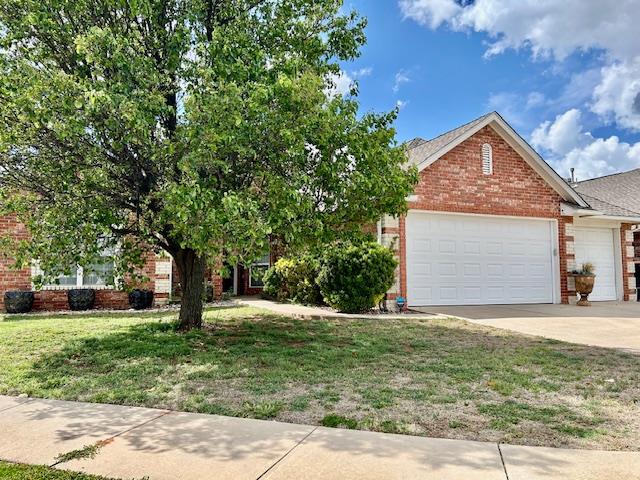 What a beauty with 4 bedrooms, 3 full bathrooms and a 3 car garage at the end of a quiet cul de sac!!  This home was remodeled before owners moved in which includes a gourmet kitchen, tile wood look flooring, two living spaces, Kitchen Aid gas cooktop and grill, electric double ovens and a professional Kitchen Aid dishwasher.  At one end of the kitchen,  unique sliding barn doors cover many long shelves for small appliances, pantry items, pots and pans, etc.  The kitchen was designed to have sought after storage throughout.  This gorgeous kitchen is in the middle of the home, but has tall countertops surrounding it.  The open floor plan makes it easy to enjoy family and friends.  There is storage in this warm, comfortable home around every corner making organization a breeze.  The covered patio is cozy and very enjoyable for all.