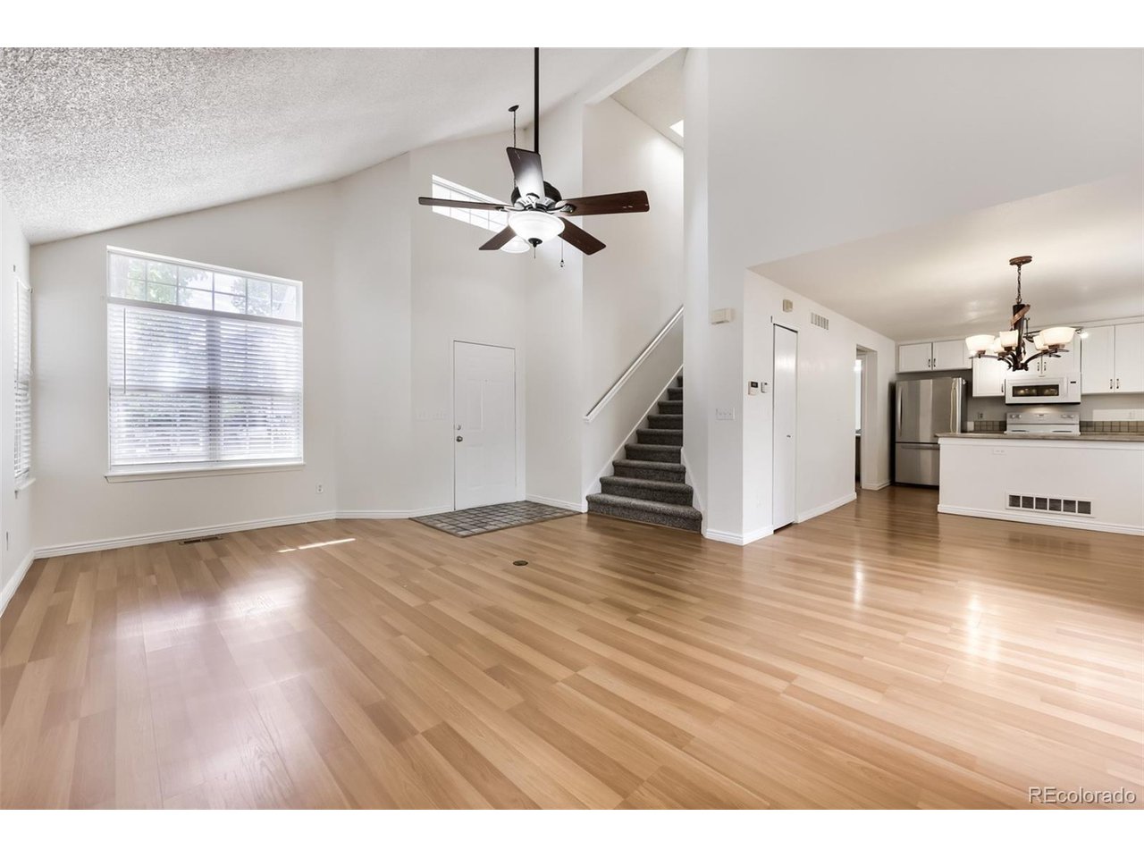 Welcome to this two-story home in Broomfield's Brandywine neighborhood. It has 3 bedrooms, 2 bathrooms and 1,738 finished square feet. The main level has a living room with a fireplace, a dining room, a kitchen, a half bath and laundry. All three bedrooms are upstairs. The primary bedroom has its own private sink area and a door into the full bathroom, which also opens to the hallway. The finished basement adds a den that could be a home office, media room or guest space, plus a second laundry area. Seller offering up to 4% toward buyer closing costs, prepaid expenses, and/or interest rate buydown when using Seller's preferred lender. Incentive subject to lender approval, loan program restrictions, and terms outlined in the executed contract.