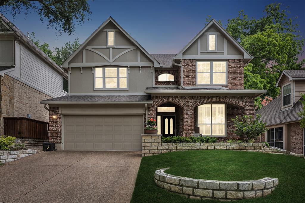 Tucked inside a secure gated community just minutes from White Rock Lake, this beautifully maintained home offers exceptional comfort and convenience. The elegant entry opens to a formal dining room with soaring ceilings, setting the tone for the stylish interiors throughout. Light wood flooring flows through the open-concept living and kitchen area, where granite countertops, stainless steel appliances, and a cozy fireplace create an inviting space that overlooks a private courtyard—ideal for entertaining or quiet relaxation. The spacious first-floor primary suite is a peaceful retreat, featuring an updated bath with a dual vanity, soaking tub, frameless glass shower, and an oversized walk-in closet. Upstairs, a versatile loft living area connects three generously sized bedrooms and two full baths. A dedicated study on the main level, full-size laundry room, and attached two-car garage round out this smart and functional layout. With timeless style and unbeatable proximity to White Rock Lake, this home offers the best of low-maintenance living in one of Dallas’s most desirable areas.
