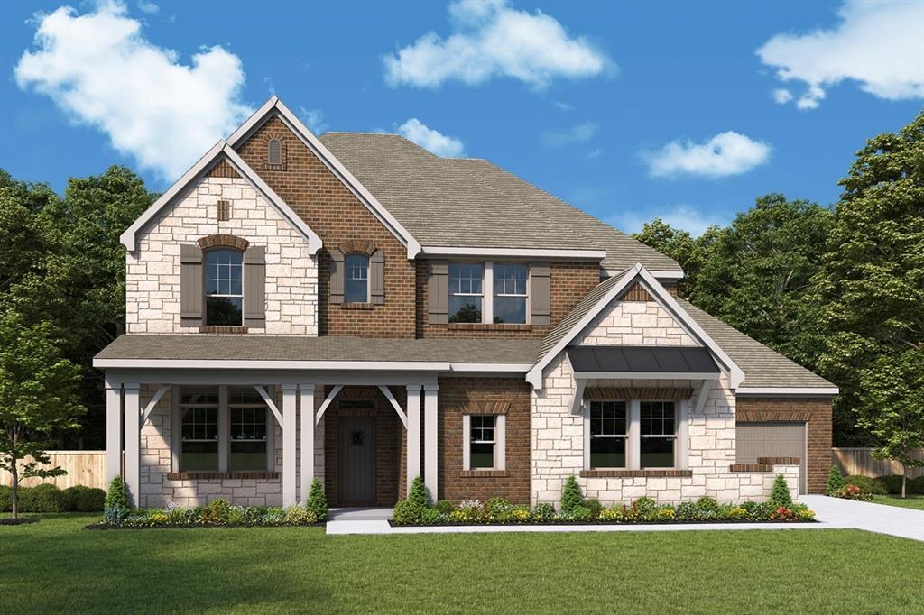 Welcome home to the spacious and thoughtfully designed Ranchwood floor plan by David Weekley Homes, located in Northshore at Lakewood Village near the shores of Lake Lewisville. This inviting home features open-concept living areas that easily adapt to both everyday living and gatherings with family and friends. The gourmet kitchen serves as the heart of the home, offering ample workspace, modern finishes and seamless connection to the main living areas—perfect for preparing meals while staying engaged with family or guests. Step outside to the covered porch, an ideal setting for relaxing evenings, weekend entertaining or simply enjoying the peaceful surroundings of this lakeside community.Each bedroom is designed to provide privacy and personal space, while the upstairs retreat and downstairs study offer flexible areas that can easily become a media room, playroom, home office or quiet workspace. The luxurious Owner’s Retreat provides a private escape within the home, complete with a well-appointed en suite bathroom and spacious walk-in closet. Discover the comfort and craftsmanship of this elegant new home in Northshore at Lakewood Village, where you’ll enjoy a relaxed lakeside community.