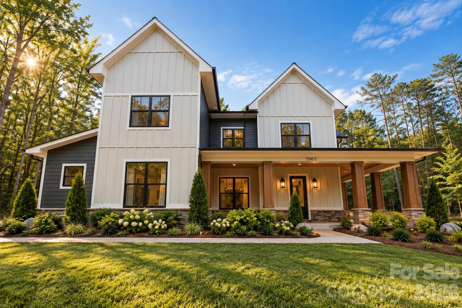 Experience exceptional living at 3965 Sunset Valley Road, a stunning new construction home by TruForge Homes situated on approximately 2.49 acres in the exclusive Sunset Valley community of Concord, NC.Offering approximately 4,169 square feet of beautifully designed living space, this impressive two-story residence combines timeless architecture, modern finishes, and the privacy of a spacious homesite. Thoughtfully designed for both everyday comfort and entertaining, the home offers generous living areas, an inviting atmosphere, and plenty of room to spread out.Surrounded by mature trees and natural beauty, the property provides a peaceful retreat with space to enjoy the outdoors, entertain guests, or simply relax in your own private setting.Located just minutes from downtown Concord, Sunset Valley offers the perfect balance of country-style tranquility and convenient access to shopping, dining, and everyday amenities.Built with TruForge Homes' commitment to quality craftsmanship and lasting value, this is an exceptional opportunity to own a beautiful new home on acreage in one of Concord's distinctive residential settings.TruForge Homes — Built with Strength. Designed for Family.