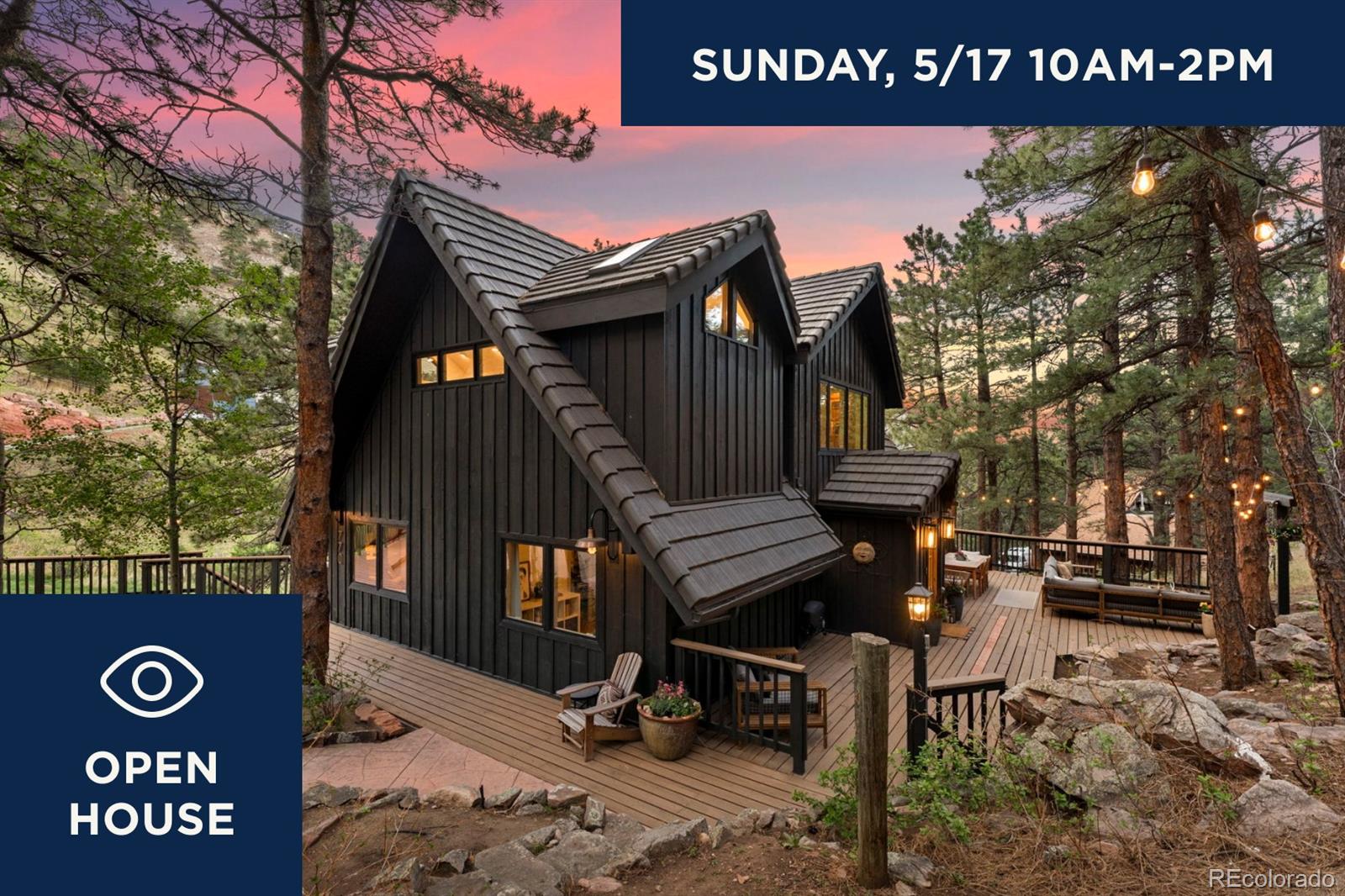 OPEN HOUSE SUNDAY 5/17, 10AM-2PM! Experience the rare combination of beautifully usable acreage, extensive updates, and close proximity to downtown Boulder in this thoughtfully reimagined Pine Brook Hills retreat. Set on 1.2 acres surrounded by mature pines, dramatic rock outcroppings, and a wide open meadow often visited by deer and songbirds, the property offers a peaceful mountain setting with an easy connection to town. Thoughtfully transformed with a cohesive vision, the bright & airy interiors are grounded by white oak flooring & architectural details, curated lighting & carefully selected finishes that create warmth and continuity across the home. The vaulted main living area is crafted for both elevated entertaining and comfortable daily living with expansive windows & dual sliding glass doors opening naturally onto the wraparound deck. The kitchen balances beauty & functionality with custom cabinetry, soapstone countertops, integrated appliances, abundant storage & dedicated coffee station. A natural gas fireplace anchors the living space with warmth & ambiance. Beautifully refreshed guest spaces complete the main level while the lower level offers a private retreat ideal for multigenerational living or extended stays. Above, the primary suite provides a grand & peaceful escape with skylights, dual vanity ensuite bath with soaking tub, spacious walk-in closet with custom organization systems, private balcony, dedicated office space & loft overlooking the living area. The expansive deck is designed for memorable gatherings with a hot tub and outdoor movie screen surrounded by the quiet beauty of the foothills. Additional highlights include a detached two car garage with lower level workshop space, whole home generator, durable cement tile roof, highly regarded community water system & nearby fire protection services. A rare opportunity to own a thoughtfully transformed mountain property combining timeless style, usable land & close proximity to Boulder.
