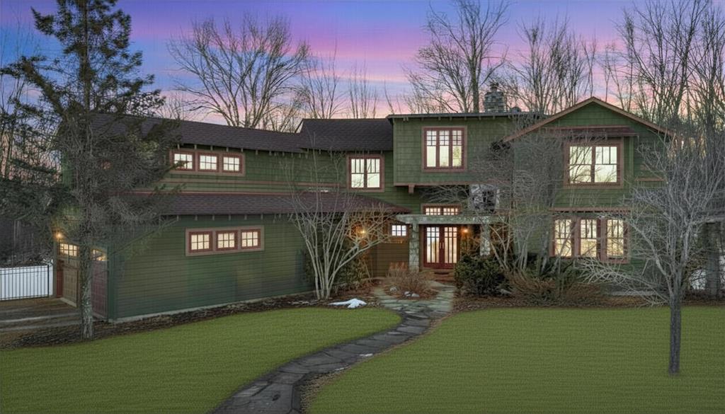 Newly Listed Greene & Greene inspired Craftsman designed home.  4 bedrooms, 3.5 baths.  A maple kitchen and maple throughout the home, as well as a custom maple buffet bring so much style to this home. There are 2 primary suites, one on each floor plus a large game room featuring a vintage slate pool table (negotiable).  One of a kind, hand painted iron/mica chandeliers w/ the artist featured in ''Architectural Digest''.  Many transom windows provide so much light. Solid wood doors and energy efficient 2x6 walls too. Heated in-ground pool & custom pool house. Pond- perfect for Winter skating & Summer fishing.  51 acres provide the perfect get a way.  There are 6  large, fenced pastures, each with a run-in shelter. This beautiful farm was the home of a famous race horse named Wind Chill. Large 7 stall stable, heated office and an equipment building. Outdoor arena too.  Home warranty for your peace of mind. Do not enter the property without an appointment.