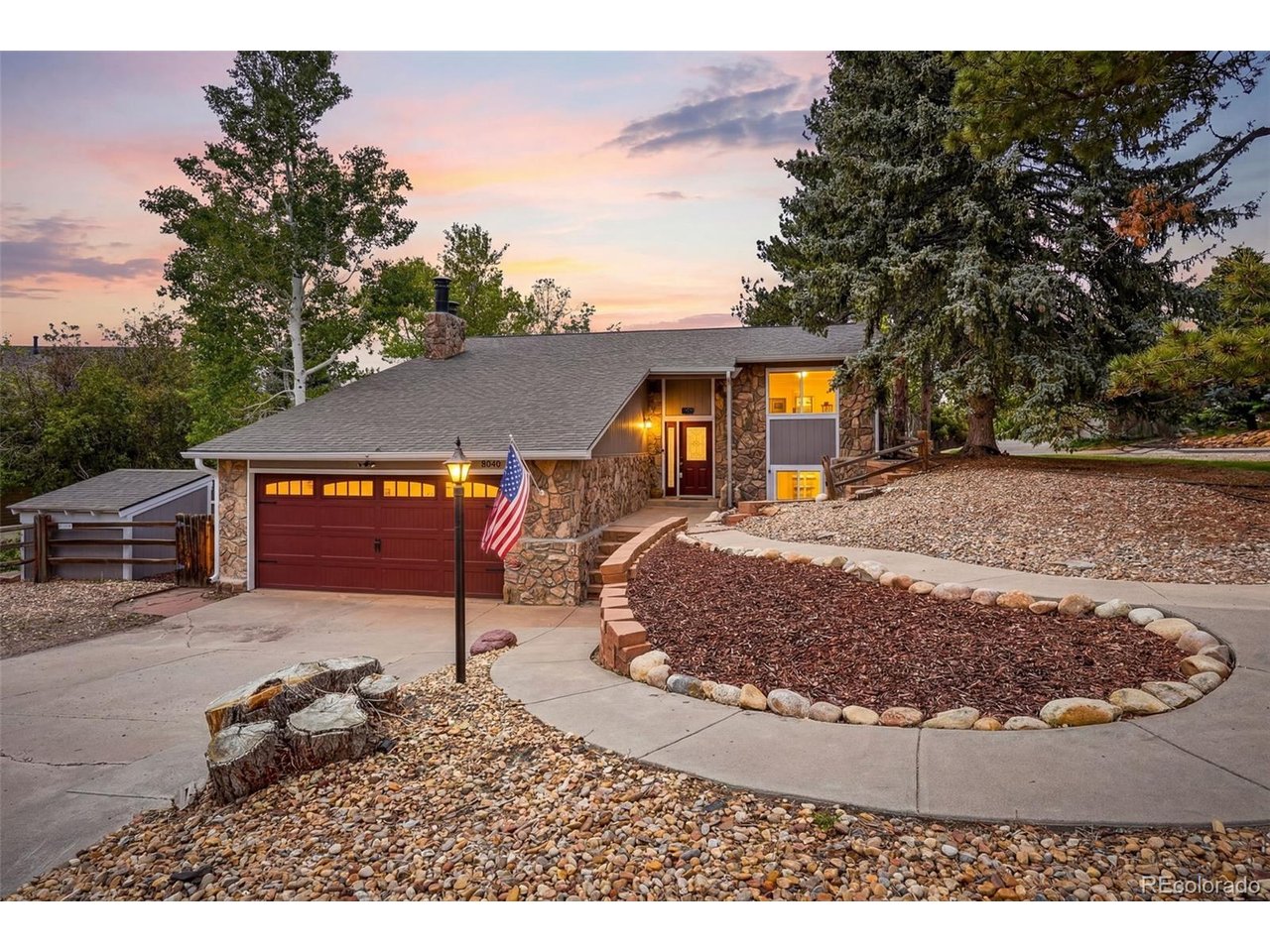 Tucked into the highly sought-after Pinery, this beautifully updated 3-bedroom, 2.5-bath home offers the perfect blend of Colorado charm, modern updates, and peaceful outdoor living just minutes from downtown Parker. Situated on a spacious quarter-acre corner lot within the award-winning Douglas County School District, this home is surrounded by mature trees and serene outdoor spaces where deer are often seen wandering through the neighborhood.Inside, you'll find thoughtful upgrades throughout, including brand-new interior and exterior paint, new windows, newer roof, brand-new lower-level bathroom, new carpet on the lower level, and stunning engineered hardwood floors on the upper level. The kitchen features stainless steel GE appliances that are less than two years old, offering both style and functionality for everyday living and entertaining.Enjoy upper and lower patio areas that create the perfect Colorado outdoor lifestyle, complete with a hot tub outlet already in place and room for a future addition if desired. Located in one of Parker's most desirable established neighborhoods with quick access to shopping, dining, trails, and recreation, this move-in-ready home delivers warmth, functionality, and timeless appeal in an unbeatable location.Don't miss this opportunity to get into one of Parker's most sought-after neighborhoods at an incredible value. Property Website: https://listings.inhousephotos.com/sites/8040-windwood-way-parker-co-80134-25136804/branded