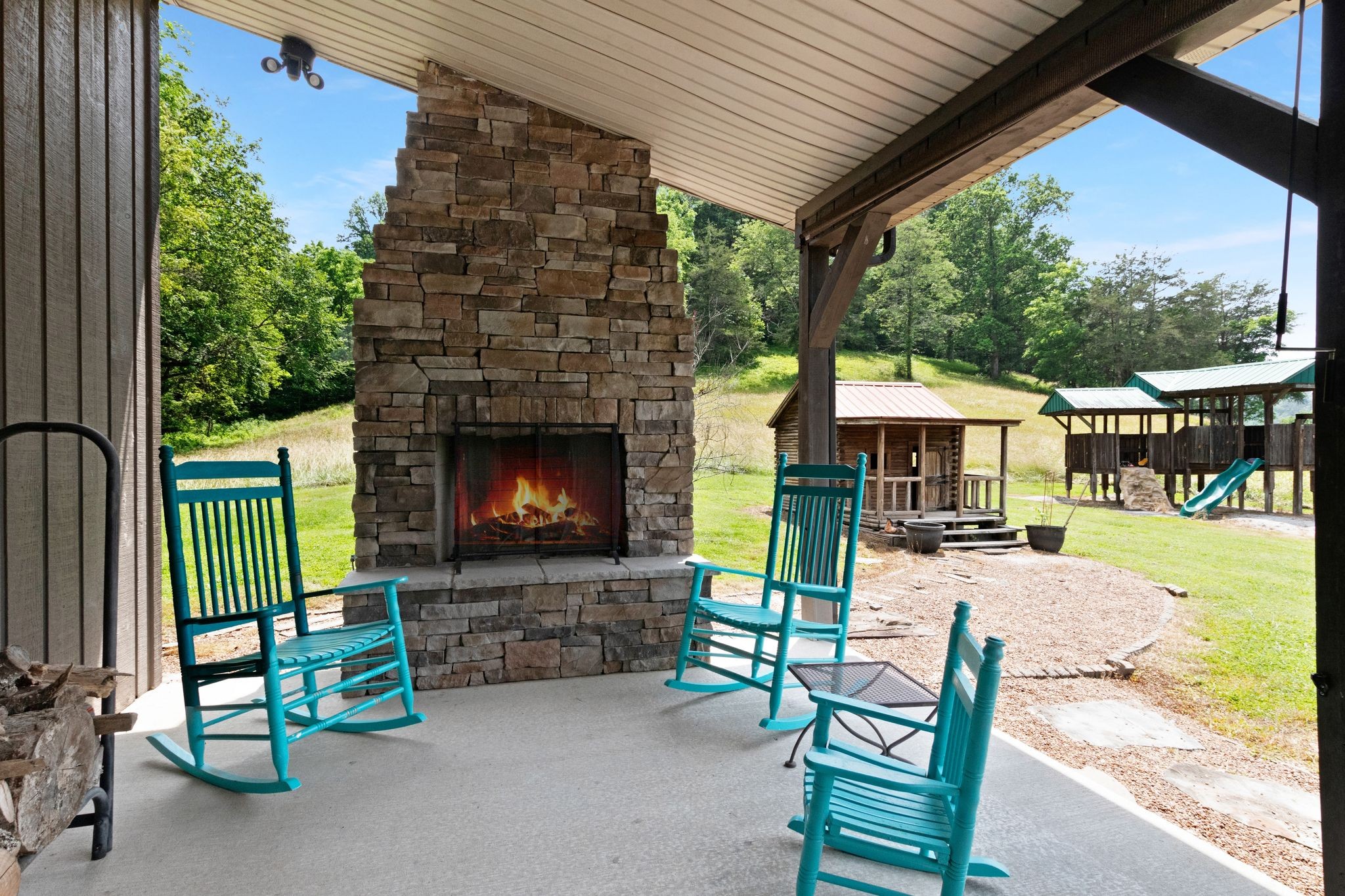 2300 feet NORMANDY LAKE FRONTAGE ;1100 ft CREEK FRONTAGE. No dock but very easy access to the unbelievable amount of lake frontage. There is no other Normandy Lake land with this much easy access lake frontage. No climbing down a mountain to get to the lake.  Lots of potential for family and friend activities on the lake. Swim, fish, kayak, canoe, paddle boat, or just simply enjoy the afternoons floating on a tube right from your own shoreline.  Or launch your ski boat or fishing boat at one of the two boat ramps less than 3 miles from your property. The property has a newly built 40 x 60 equipment storage building for all play toys (boats, horse trailers, ATV’s and even lots of a room for a huge travel trailer). 
This unique retreat, 49.62 acres surrounded by the tranquil waters of Normandy Lake and 50+ acres of TVA (Tennessee Valley Authority) private land provides total seclusion and privacy for this beautiful paradise. Total seclusion!! Total privacy!!
This gorgeous property has a beautifully decorated and modern 2 bd, 2 bath guest cottage (960 sq. ft with 720 sq. ft of covered porch with a wood burning stoned fireplace). Custom cabinets, granite countertops, granite surround gas log fireplace in living room. Miles of ATV, horseback riding, and hiking trails wind through the acreage and continue onto adjoining TVA land - a paradise for hunters and outdoor enthusiasts! The Four stall horse barn is set up for the equestrian lover with lots of fenced and cross fenced pasture land for the horses. There are no restrictions so you may choose to have cattle.Great property for the investor!!  Air B&B the guest cottage or live in it while you’re building your dream home. Several great building sites for your dream home in pasture land only 200’ from the lake.
Mature trees with lots of marketable timber.  No restrictions! Greenbelt. 1 hr. from Nashville
Parcel ID # 070 008.00(23.42acres) & Parcel ID# 070 008.03(26.2 acres) are being sold together for total of 49.62 acres.