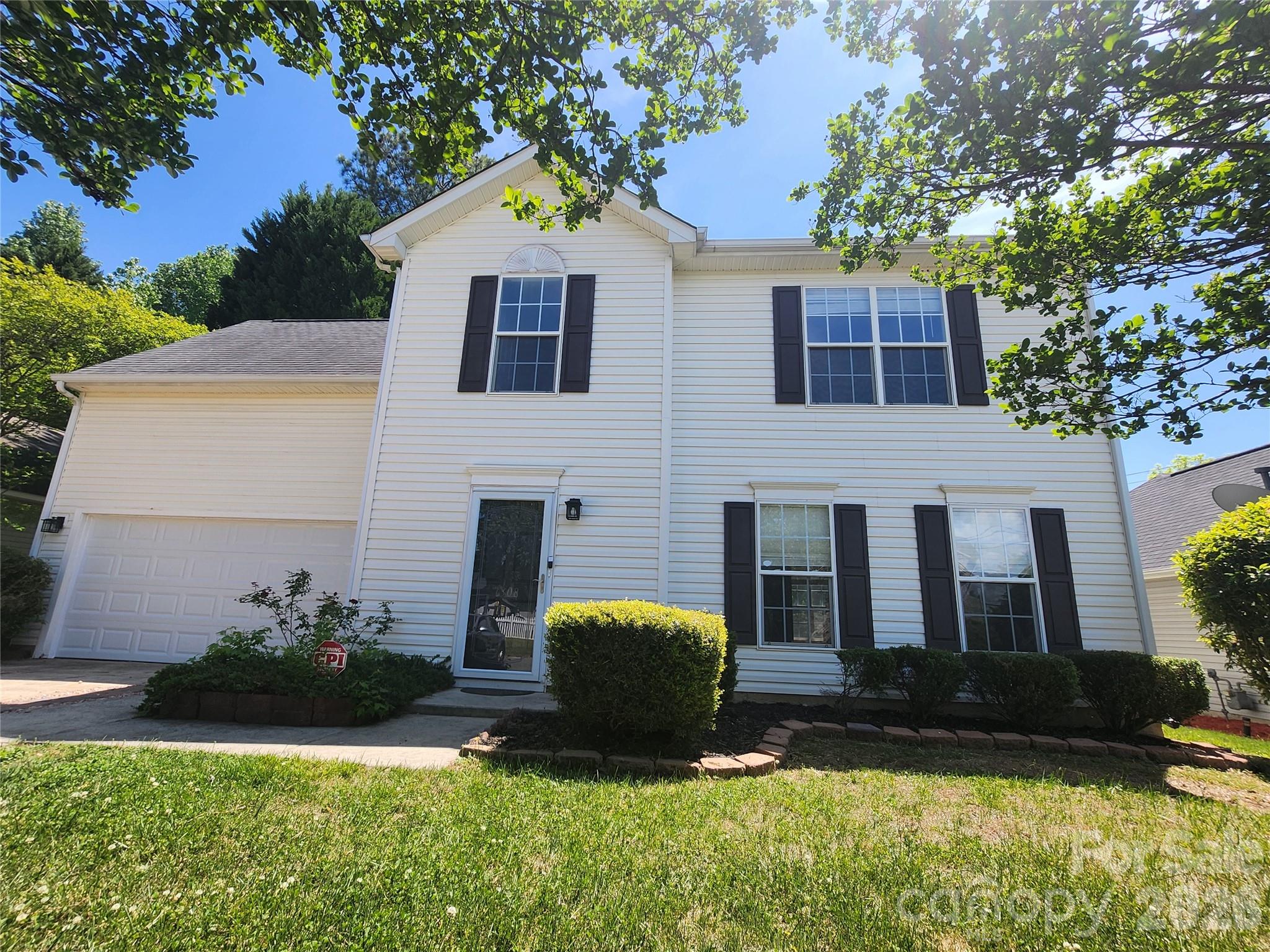 Just wow! Beautifully updated 4 bedrooms 2.5 bath home conveniently located just minutes to I-485, groceries, shopping, starbucks, restaurants, etc.  This home have everything that you’d need!  It’s updated, has nice landscaping, fully fenced yard, screened porch, and a storage shed.  Roof, AC, and Water Heater are newer per prior seller(s).  When you enter the home, you’ll be greeted by how bright and open the family room is!  Brand New LVP flooring throughout the entire home!  The home have been freshly painted with a modern color.The kitchen island provide additional storage space and gathering. It’s been updated with new quartz countertops, sink, disposal, faucet, & New SS appliances!  Kitchen cabinets have been freshly painted with a modern look and come with new hardware. Both bathrooms have been updated with quartz countertops, toilets, fixtures, etc. Master bedroom easily fits a king-size bed. The master bath features a Garden tub, walk in closet.  Secondary bedrooms are decent size.  Check out the huge bedroom/bonus room on the left as you walk up the stairs.