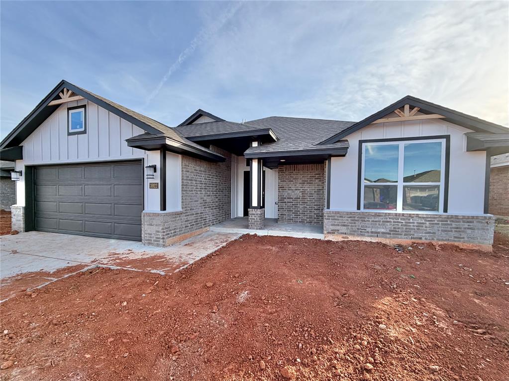 Introducing a charming three-bedroom, two-bathroom home that you won’t want to miss! This beautiful residence is designed for modern living and is currently under construction—call today to learn about its current stage! As you step into the spacious living room, you'll be welcomed by a cozy fireplace, creating the perfect ambiance for relaxation and entertaining guests. The open floorplan enhances the sense of space, allowing for seamless flow between the living and dining areas. The kitchen is a true highlight, featuring top-of-the-line Samsung appliances and expansive quartz countertops that provide ample space for meal prep and entertaining. With soft shut cabinets and a convenient breakfast bar, this kitchen is both functional and stylish, making it the ideal gathering spot for family and friends. The primary bathroom is a dream come true, showcasing a luxurious large soaking tub, a beautifully tiled shower, and separate walk-in closets that offer generous storage. Located just minutes from the University of Oklahoma, Lake Thunderbird, Sooner Mall, I-35, and numerous dining and shopping options. Bellatona also features a community playground and a welcoming neighborhood feel. Whether you’re a first-time buyer, or young professional, this home offers the perfect blend of comfort, location, and value. Call today to check construction progress and secure your home before it’s gone!