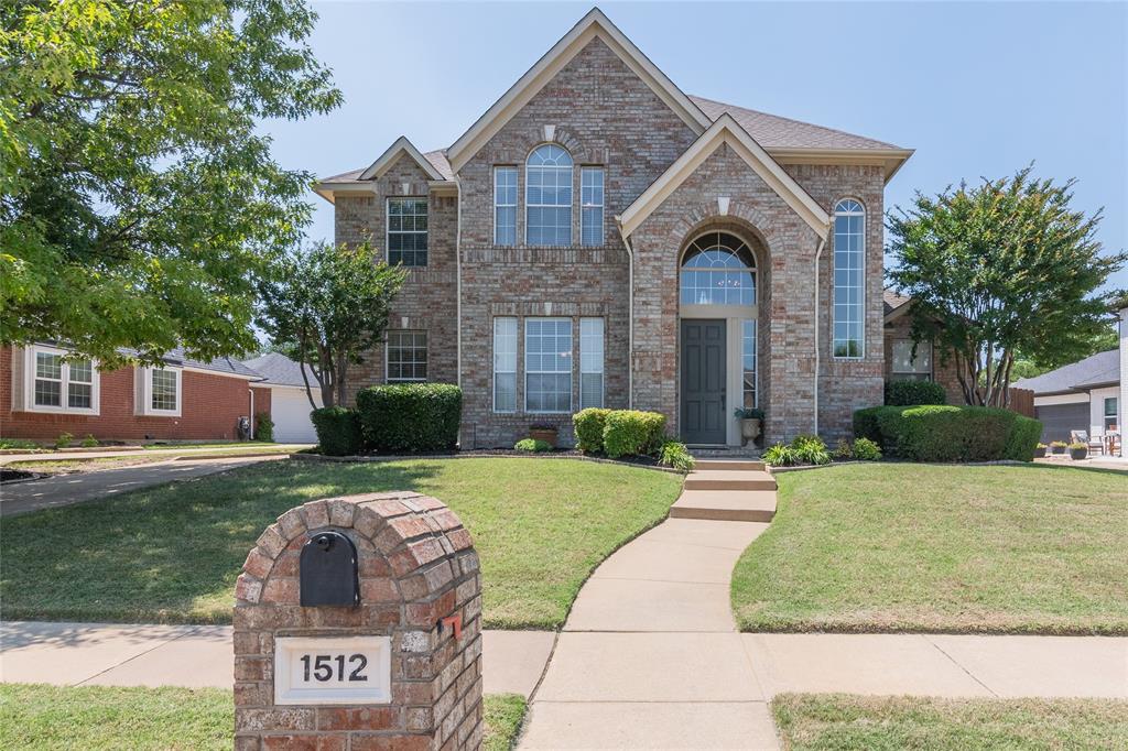 Nestled in the desirable Heatherwood Estates of Keller, Texas, 1512 Scot Lane is a 4-bedroom, 3-bathroom home offering 2,628 sq ft of comfortable living space. The spacious master suite is conveniently located on the main floor and features an ensuite bathroom complete with separate sinks -vanities.  It also contains a garden tub, walk-in shower and a walk-in closet. The kitchen opens seamlessly to the family room with a cozy gas fireplace. Upstairs, you'll find three bedrooms, a Jack-and-Jill bath and a family room with plenty of room for entertaining guests of all ages. The exterior features a covered walkway to your detached 2 car garage, a nice size back yard and patio perfect for sitting. Located off Rufe Snow Drive this beautiful home is just minutes from dining, parks, and shopping. In the top-rated Keller ISD district.