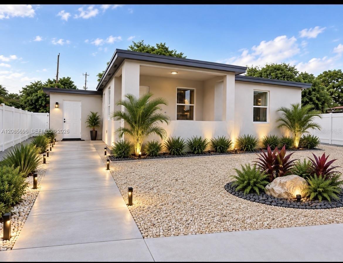 Charming single family home a Fully Remodeled in the heart of Hialeah, larger than it looks inside. Outside backyard 9627 SQ FT, features a spacious 9,627-square-foot backyard and approved plans to build another dwelling. more than enough room to add a pool. To the left of the back door is the Washer/Dryer unit inside a storage shed. Roof very recently updated in 2023. Impact front door. Schedule a showing today!