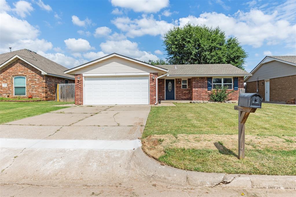 Move in ready and full of style, this three bedroom, two bathroom home is in the desirable Moore School District. It is a prefect blend of comfort and convenience. The kitchen features updated appliances with granite countertops, breakfast nook, and attached pantry area. The spacious dining room off the living room boasts a view of the backyard as well as access to the patio. The backyard is large and  contained with a privacy fence. The dedicated office space can be appreciated if you need to work from home or if your students need a place to do their homework. Refrigerator, washer, and dryer stay with an acceptable offer and all furniture is negotiable. Located just minutes from shopping, dining, I-35, and Tinker AFB, this home has everything Moore has to offer.Don't miss your chance to make this gem your own!