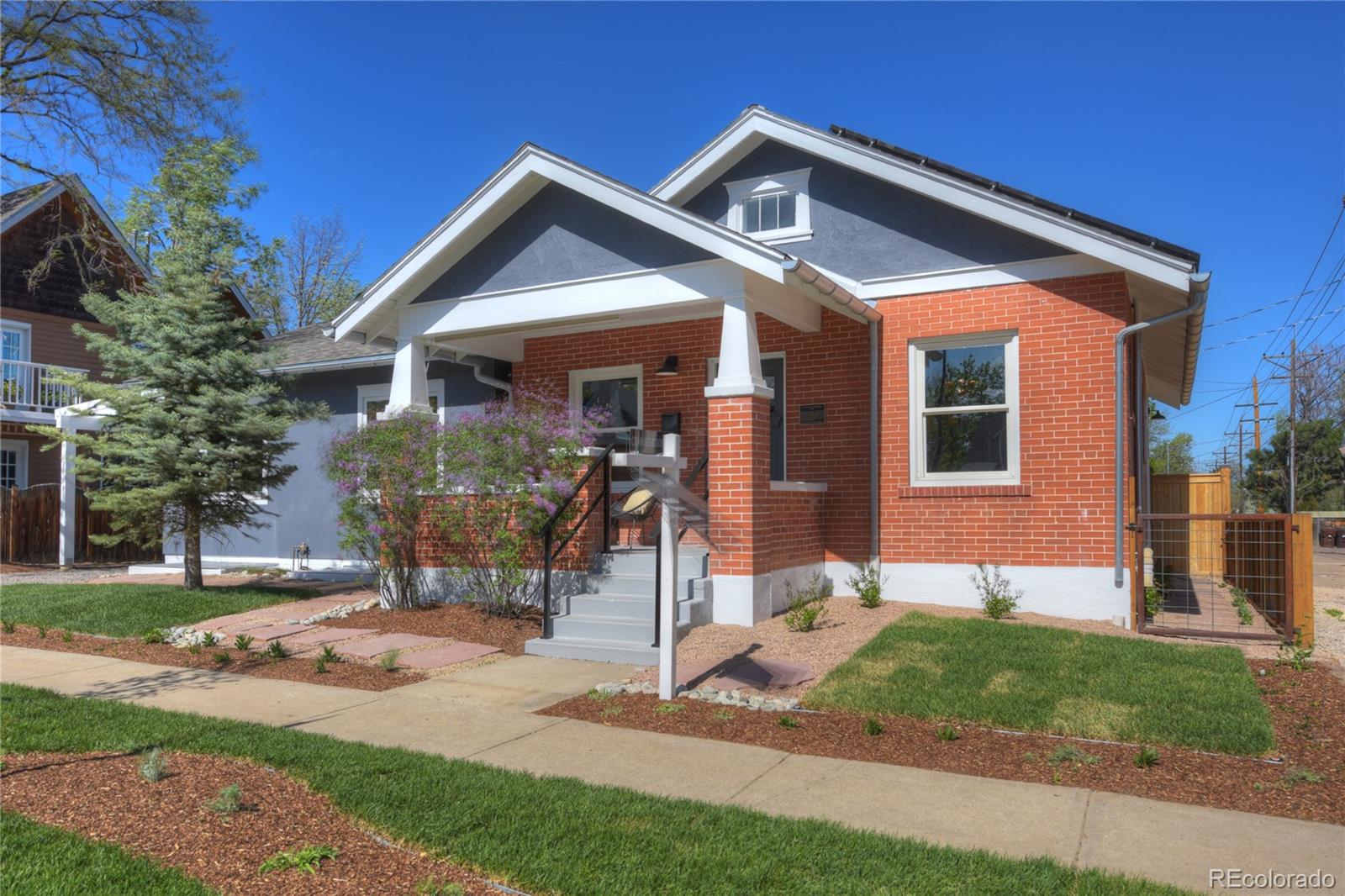 This Downtown Boulder residence offers the rare combination of historic charm and the efficiency of new construction. Taken down to the studs and reconstructed in 2022, the home is recognized as new for insurance purposes, helping reduce premiums. With 5 bedrooms, 3 baths, and 2,814 sq ft, the flexible layout accommodates modern living, rental income, or multigenerational needs with an independent entrance to the fully finished basement Energy efficiency is outstanding with a modeled HERS rating of 39, a 3.85kW solar system providing electricity and solar-heated water, multi-zone in-floor radiant heat, radiant-heated basement tile floors,and mini-split A/C units in upstairs rooms with individual thermostats.Newer roof , newer windows, electrical, plumbing, and lighting complete the renovation. The open main level features vaulted ceilings, abundant natural light with chef’s kitchen equipped with professional-grade Bosch stainless steel appliances, wine refrigerator, second convection oven/microwave. Marble showers, solid wood vanities, and high-end fixtures throughout.The lower level offers 9-foot ceilings, a private exterior entrance, and the ability to lock off for guests, roommates, caregivers, or rental potential. A well-appointed kitchenette includes a full-size sink, dishwasher, refrigerator, laundry hookups, and wiring for additional appliances. Exceptional storage includes deep, connected closets ideal for bikes and outdoor gear. Laundry options are available on the main level, lower level, or both. Ideally located just three blocks to Pearl Street, Whole Foods, restaurants, and trailheads. Enjoy a private back deck with mature trees, spacious front porch, newer fencing, fenced pet area, low-water native landscaping with irrigation, off-street carport parking for two cars, EV outlet, plus permitted street and visitor parking. Turn-key and move-in ready.